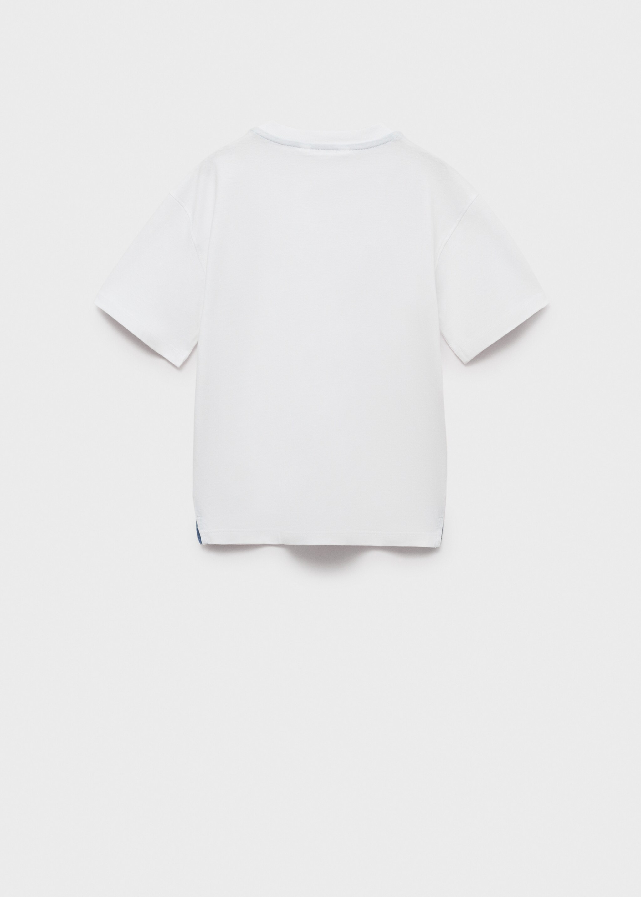 Tryckt bomull t-shirt - Artikelns baksida