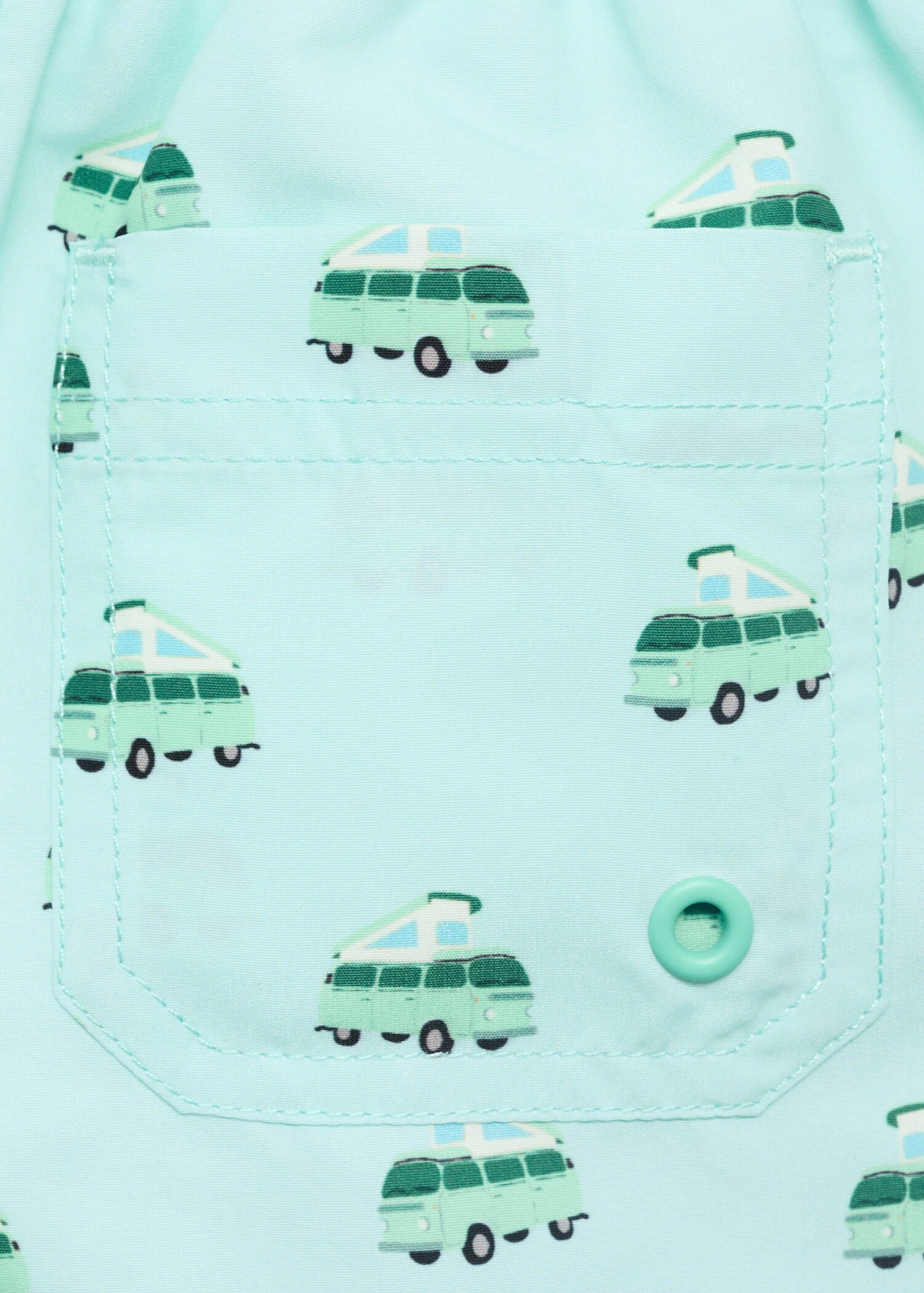 Printed swimming trunks - Details of the article 0
