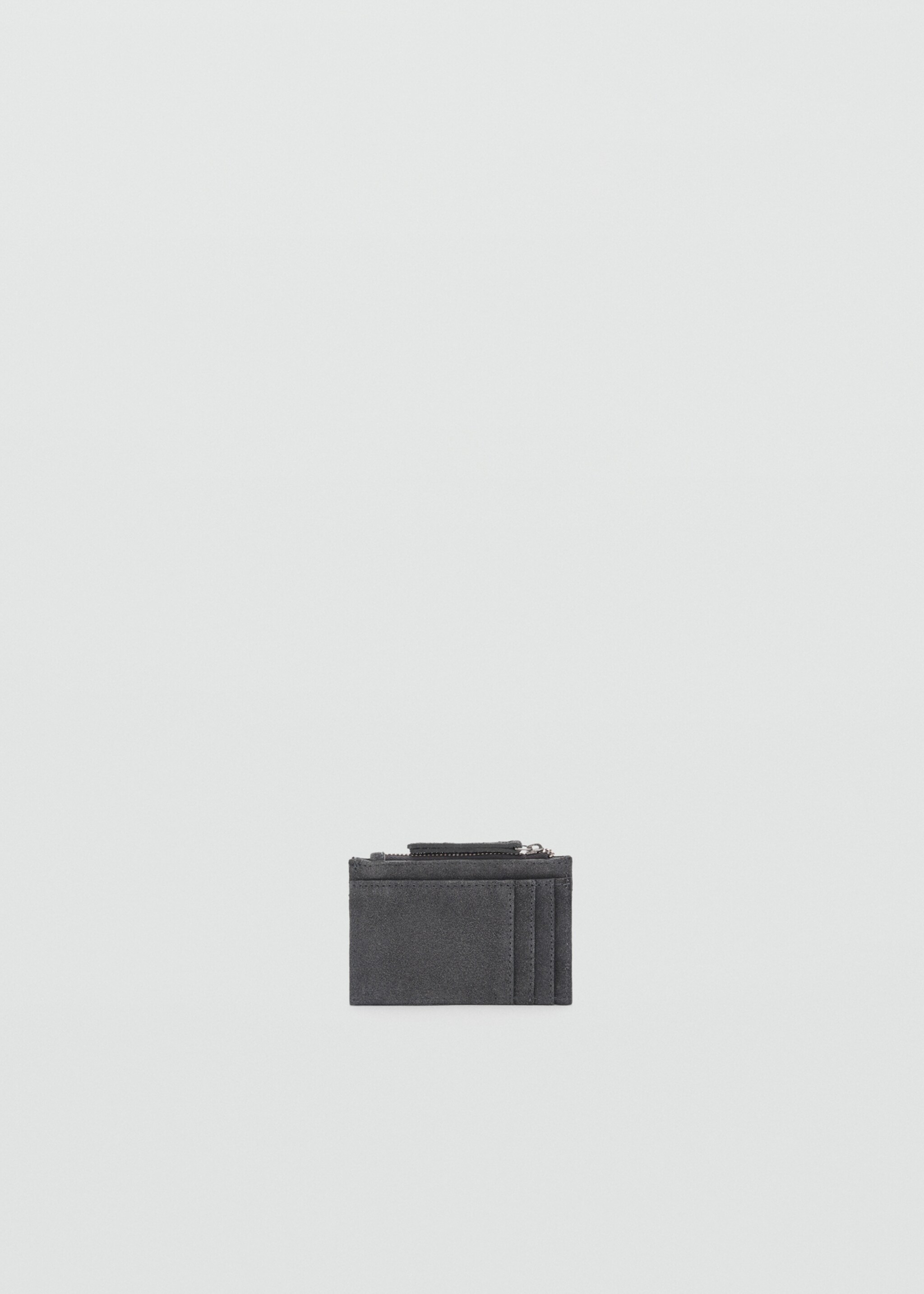 Studded leather purse - Medium plane