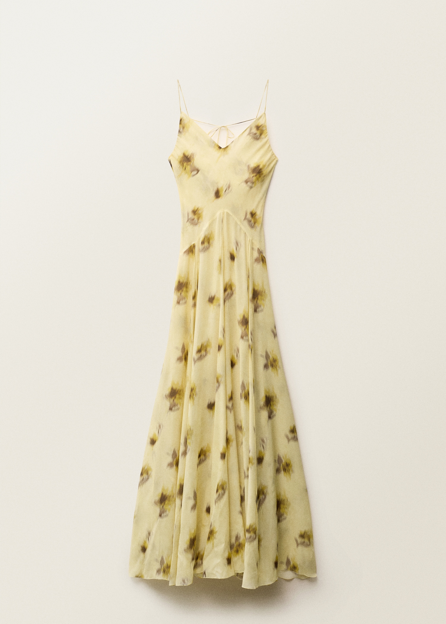 Long floral-print dress - Article without model