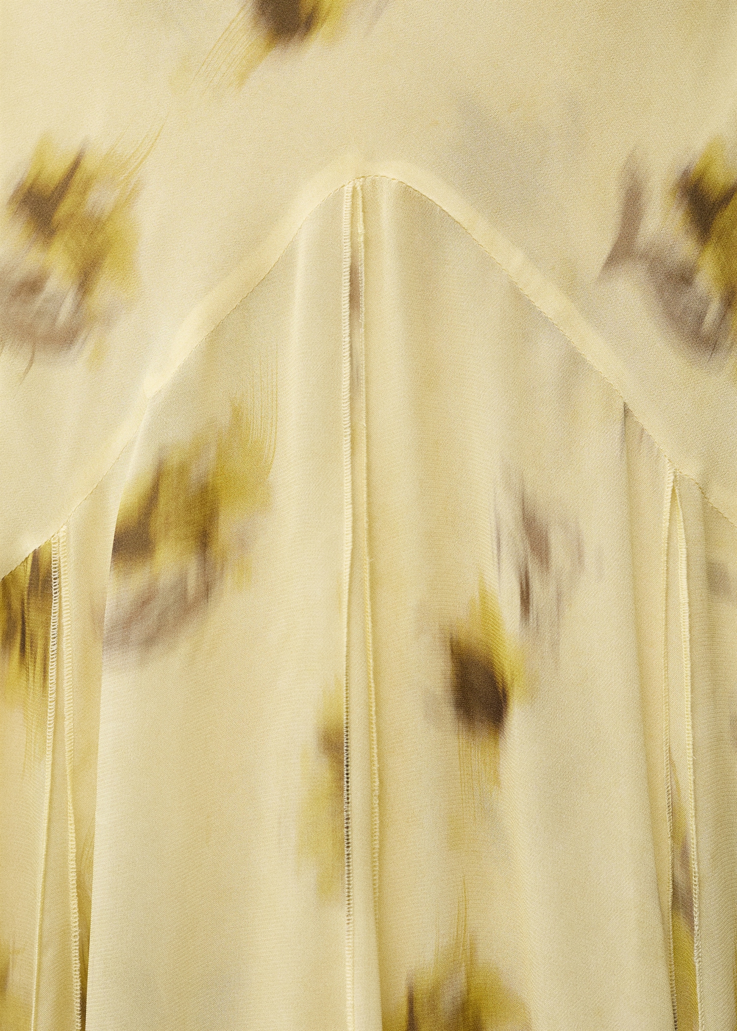 Long floral-print dress - Details of the article 0