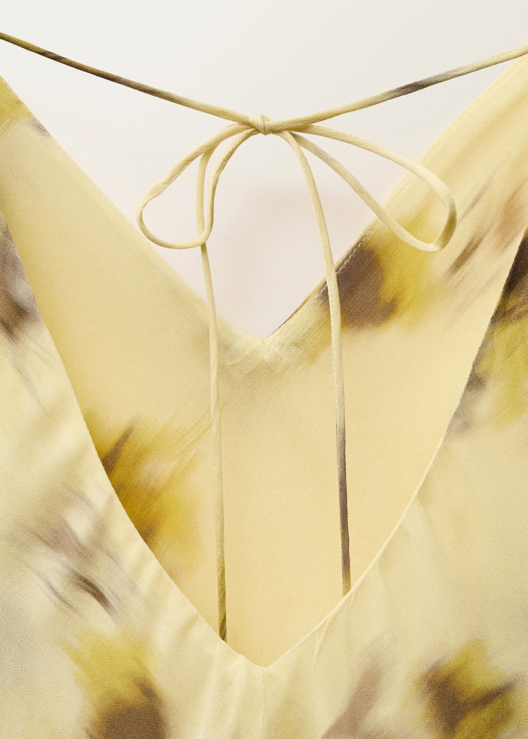 Vestido largo estampado floral - Detalle del artículo 8