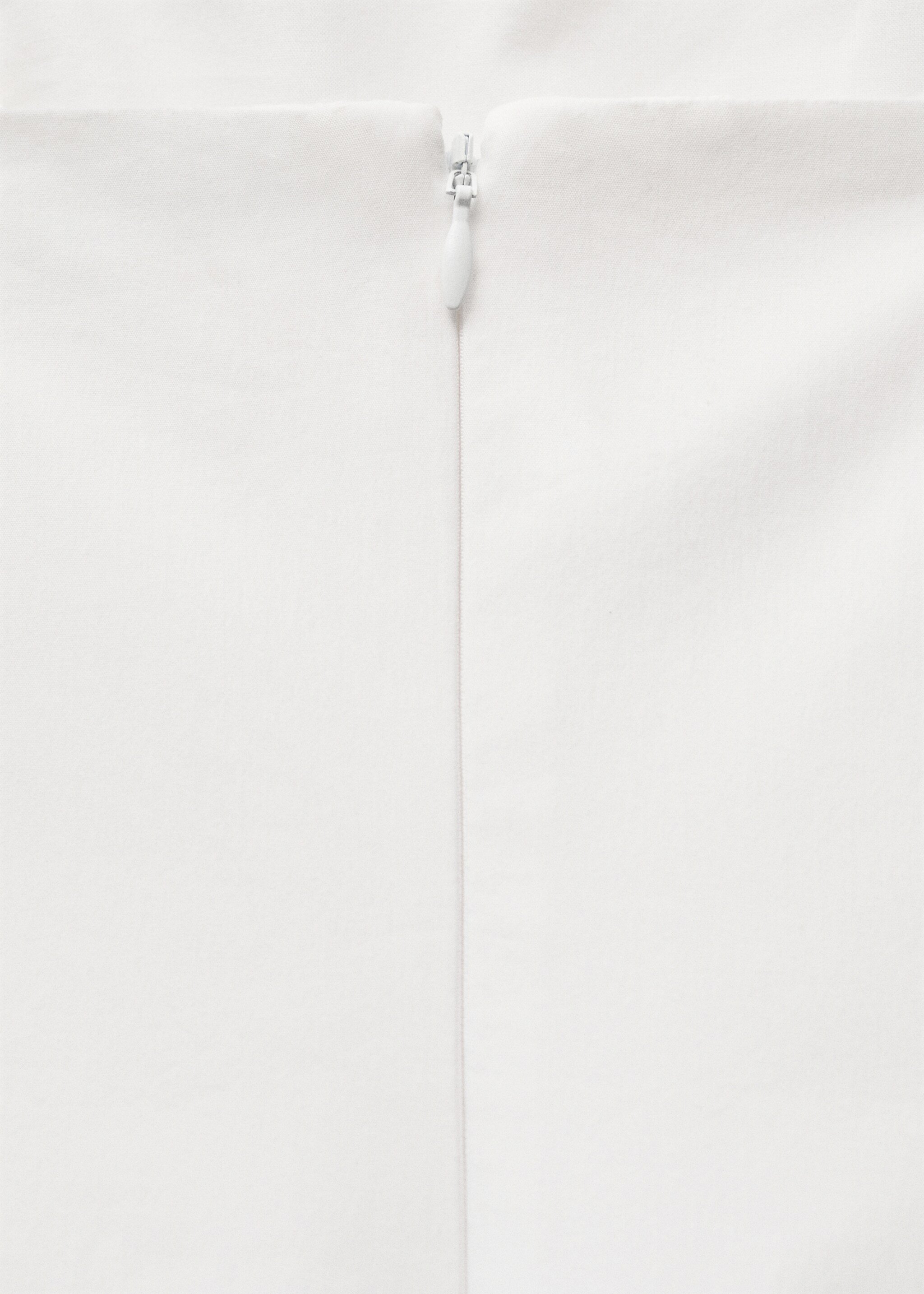 Vestido palabra de honor bajo abullonado - Detalle del artículo 0
