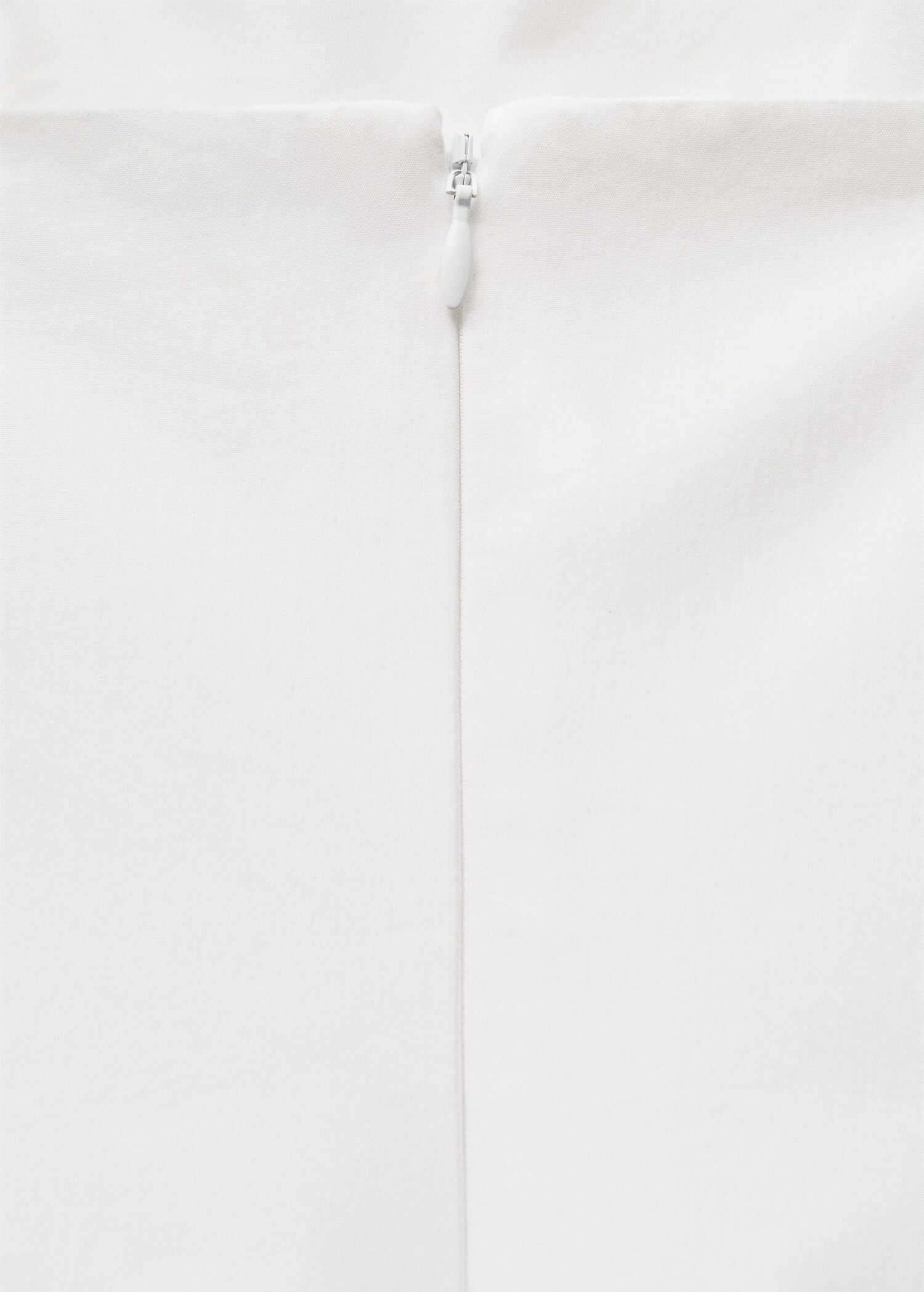 Vestido palabra de honor bajo abullonado - Detalle del artículo 0