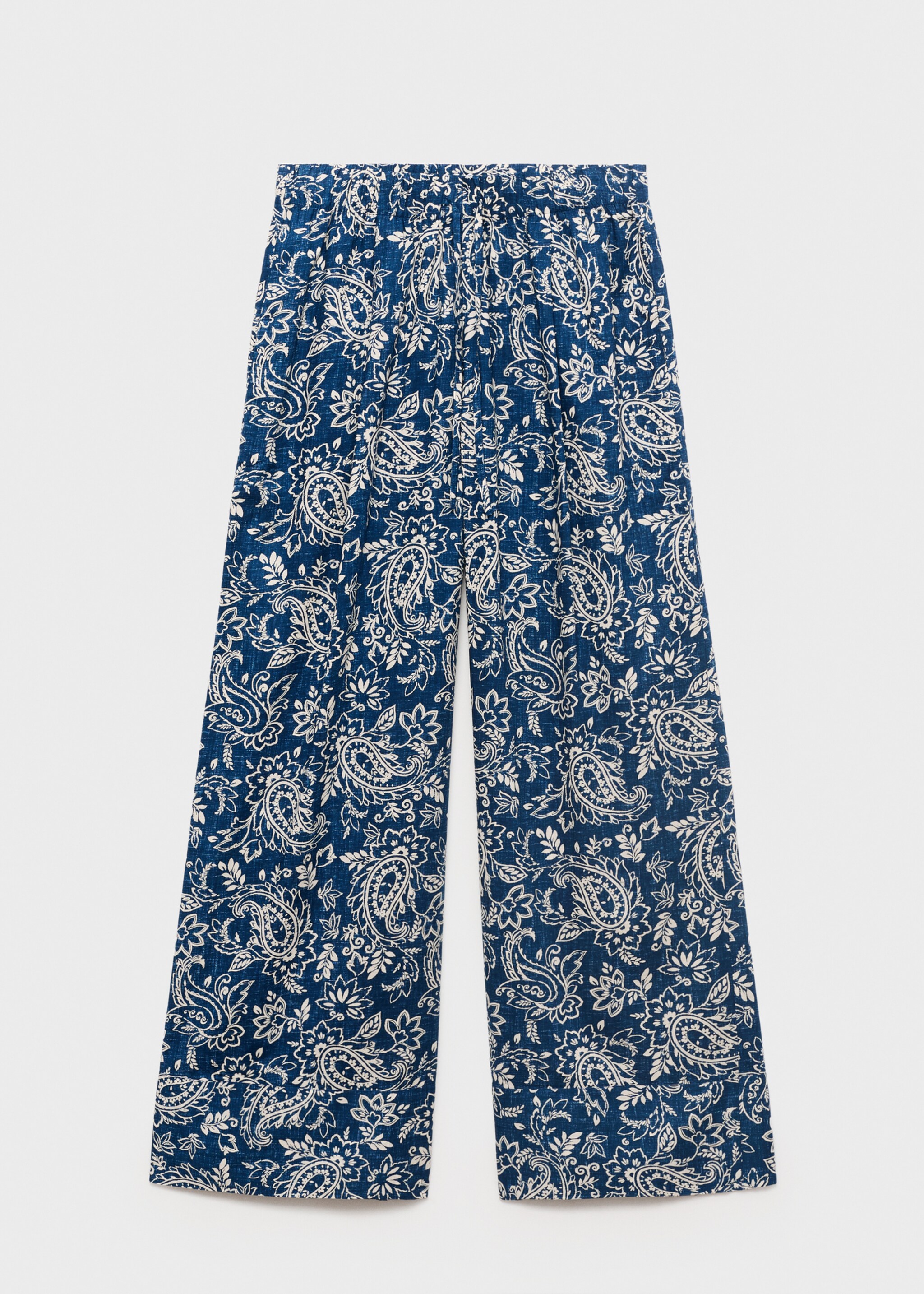 Printed cotton trousers - Article without model