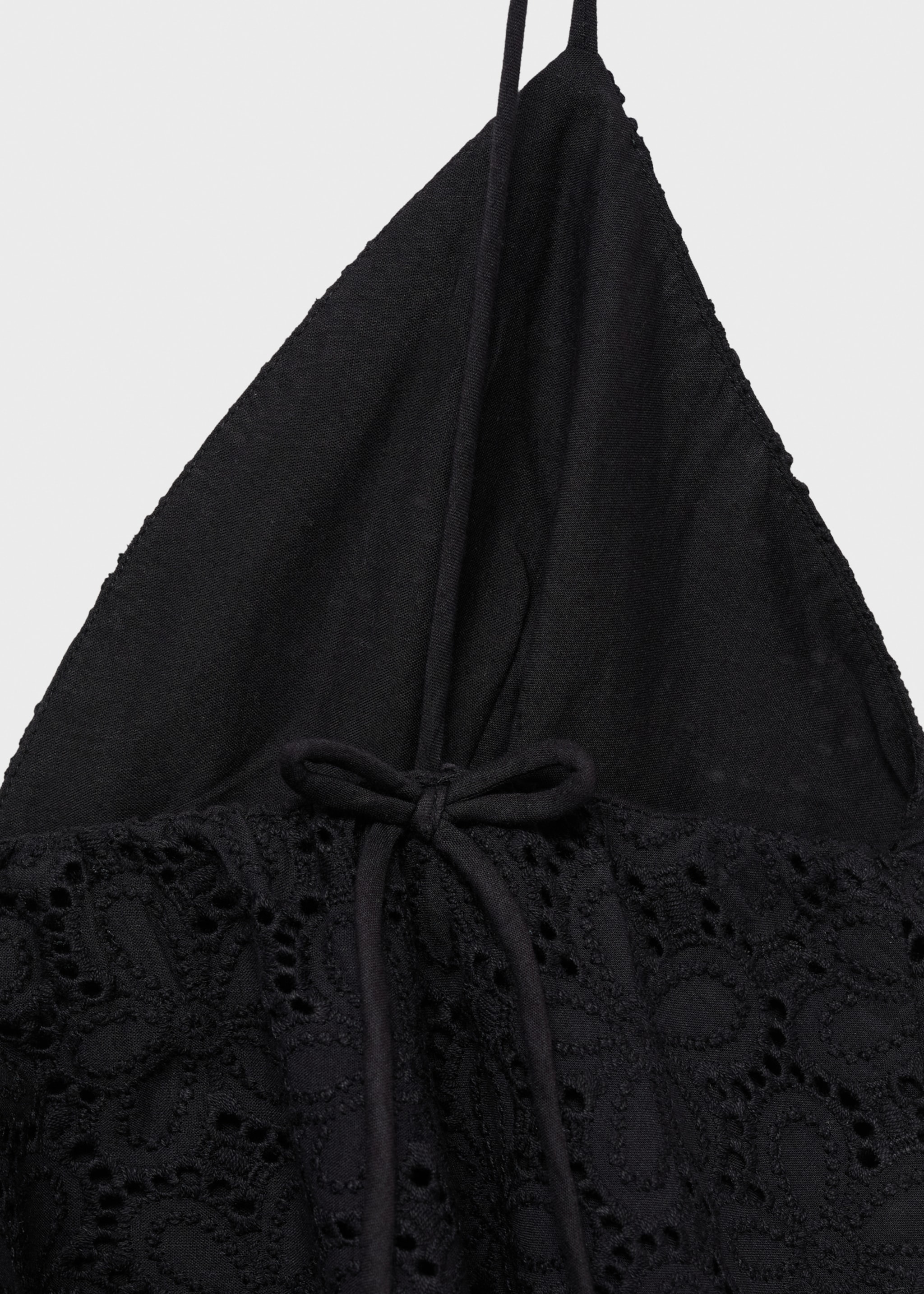 V-neck embroidered top - Details of the article 8