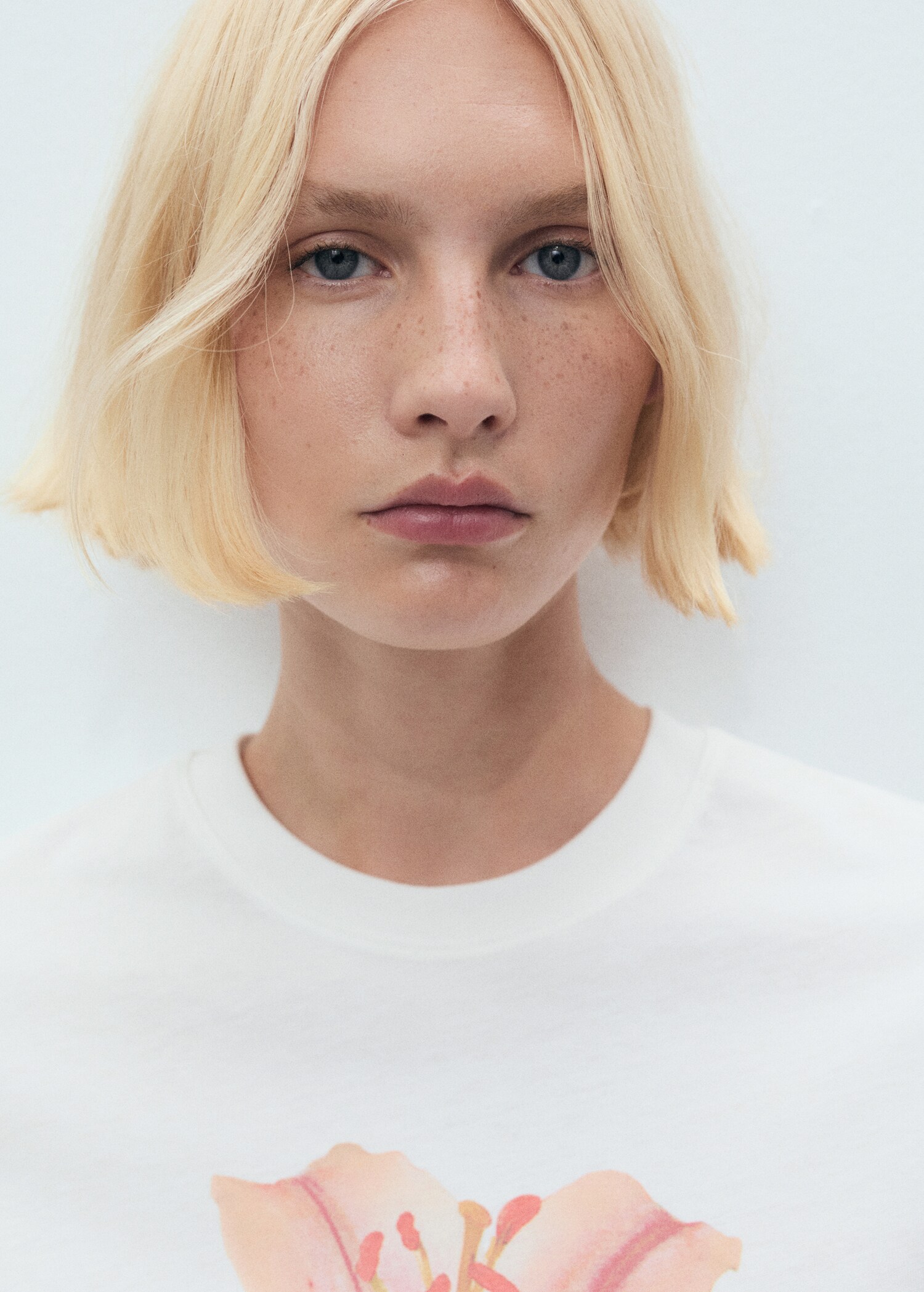 Floral print T-shirt - Details of the article 1