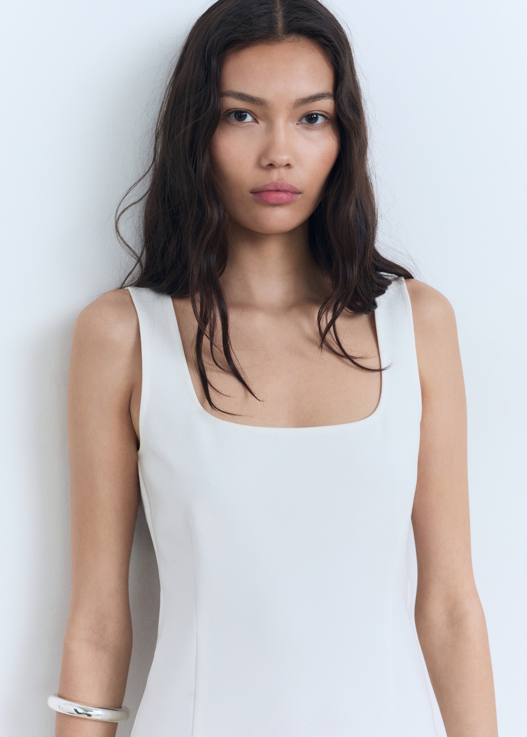 Mango Short dress with wide straps