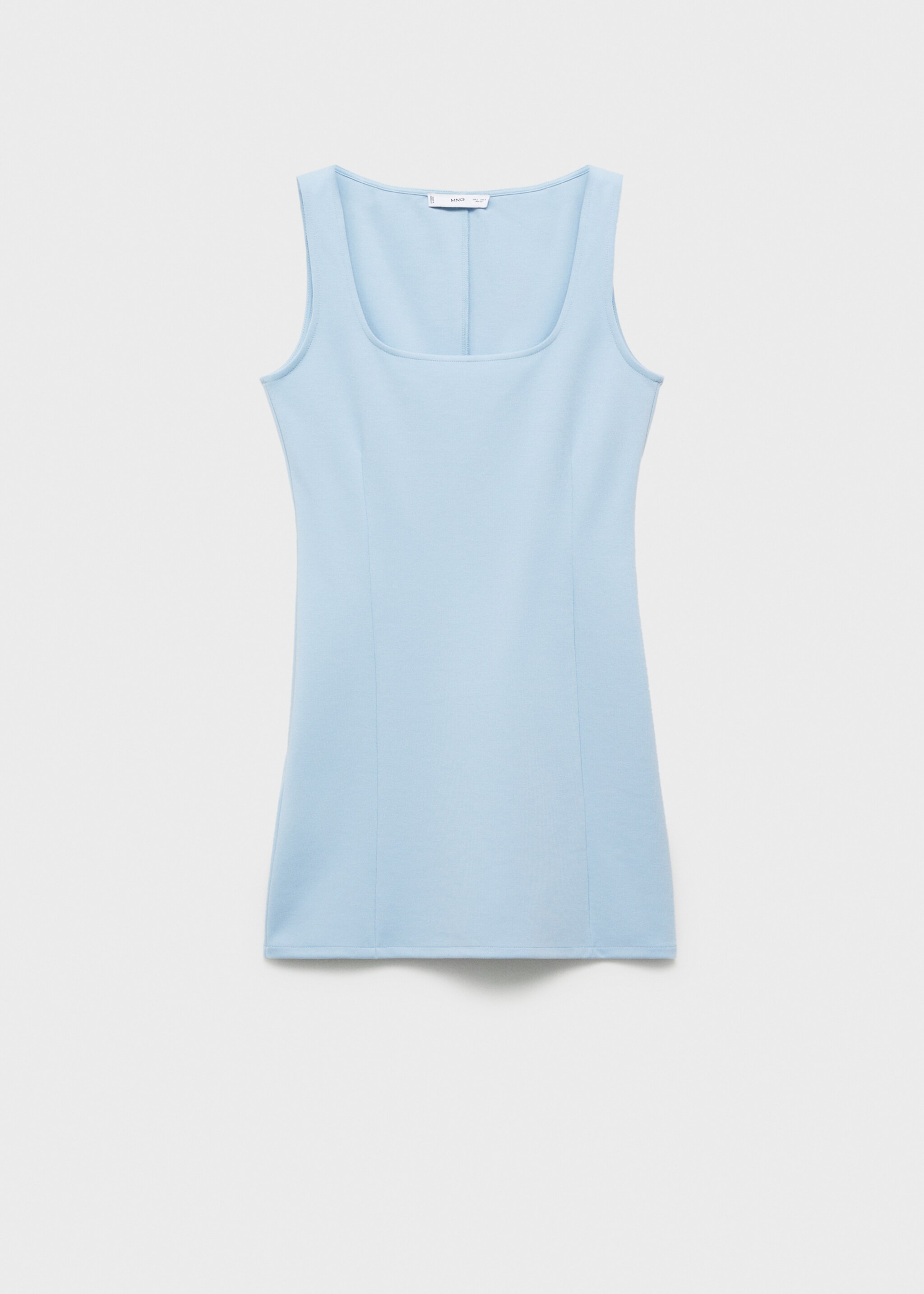 Short dress with wide straps - Article without model