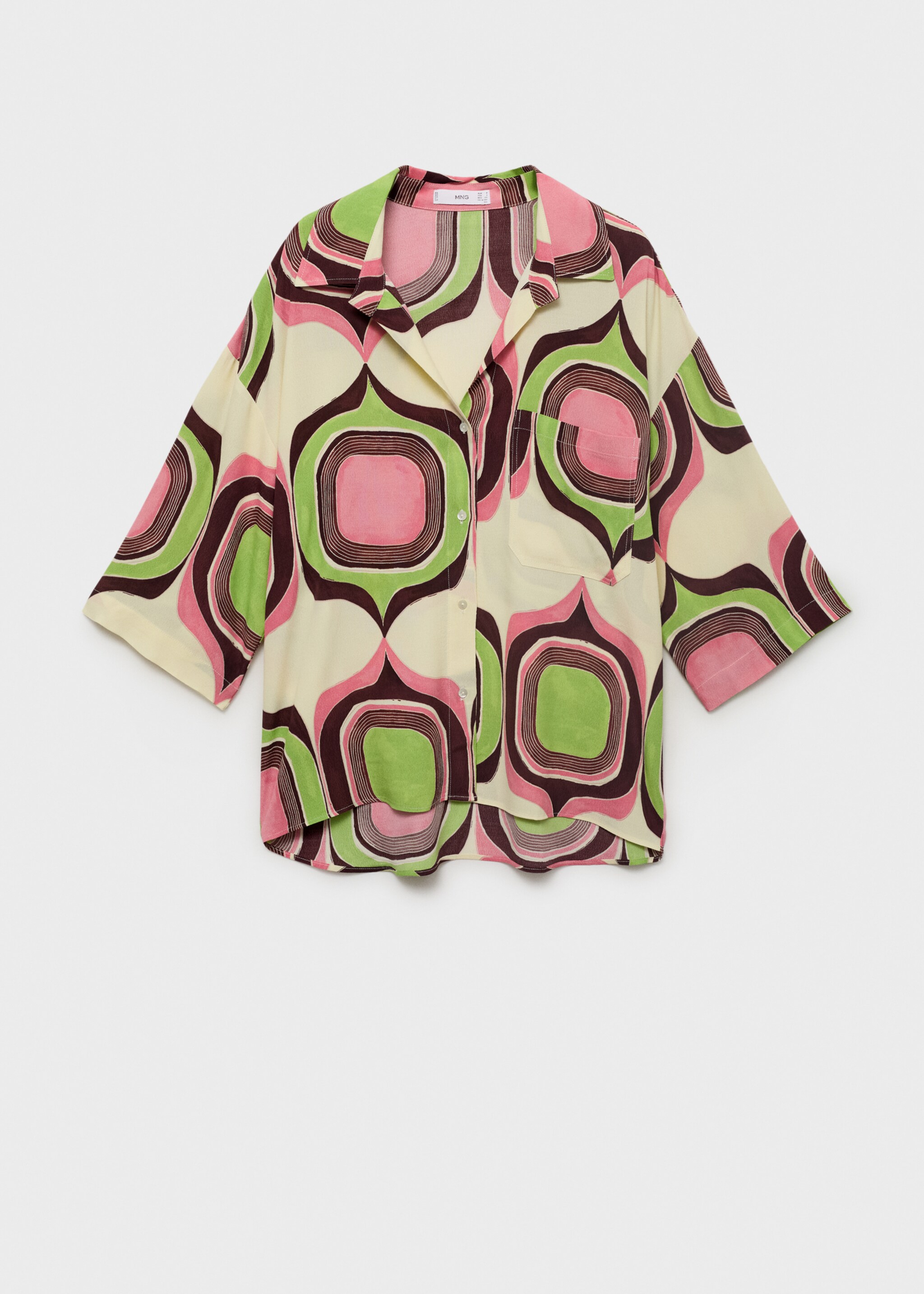 Blusa estampado geométrico - Artículo sin modelo