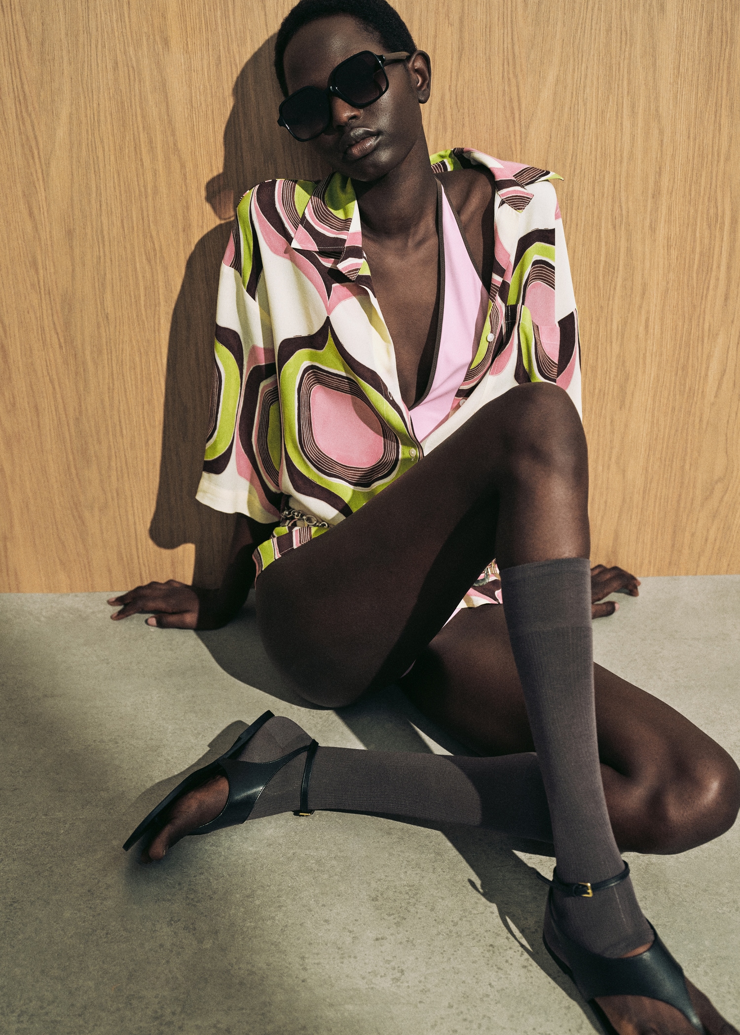 Geometric print blouse - Details of the article 6