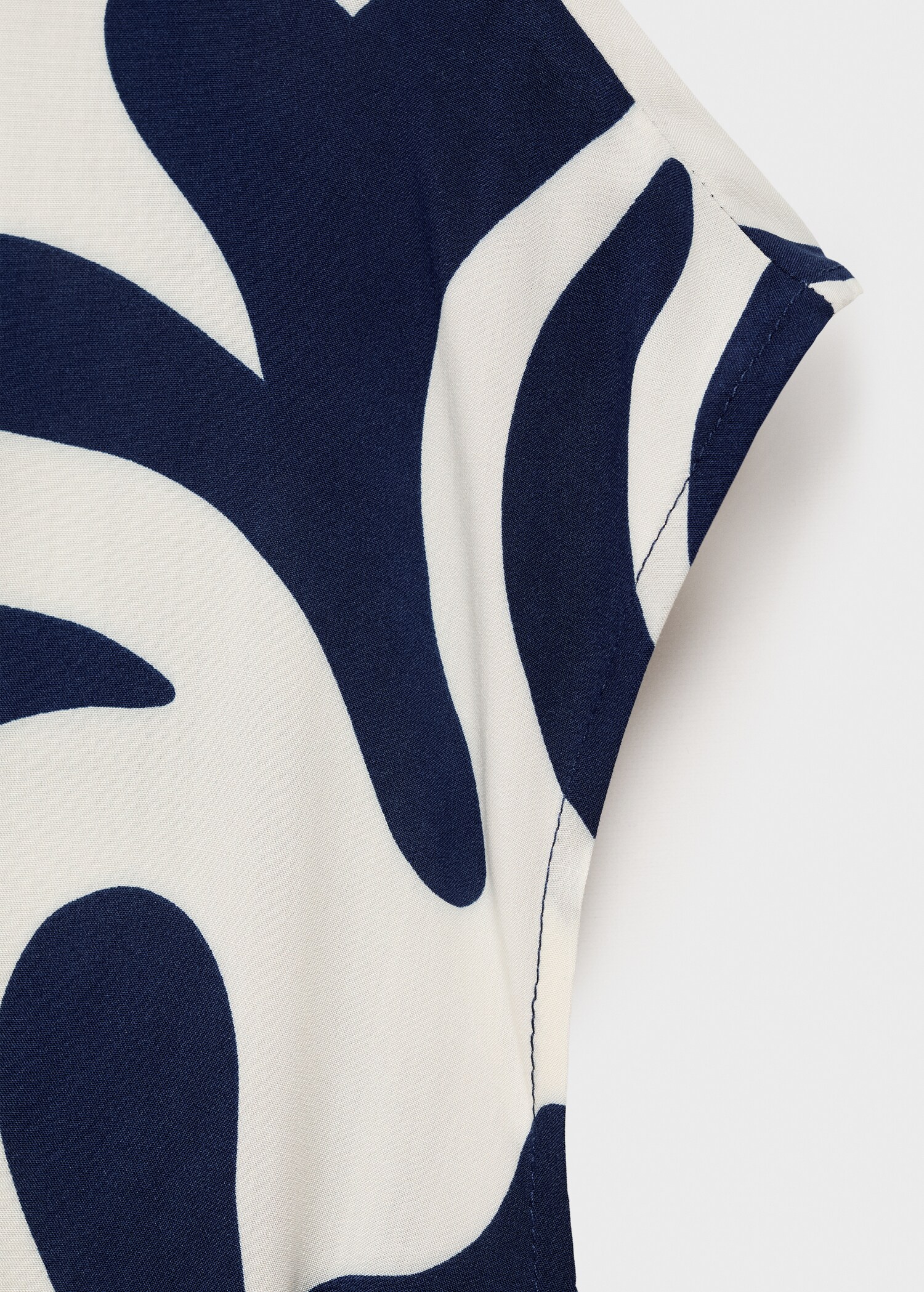 Vestido camisero estampado cinturón - Detalle del artículo 0