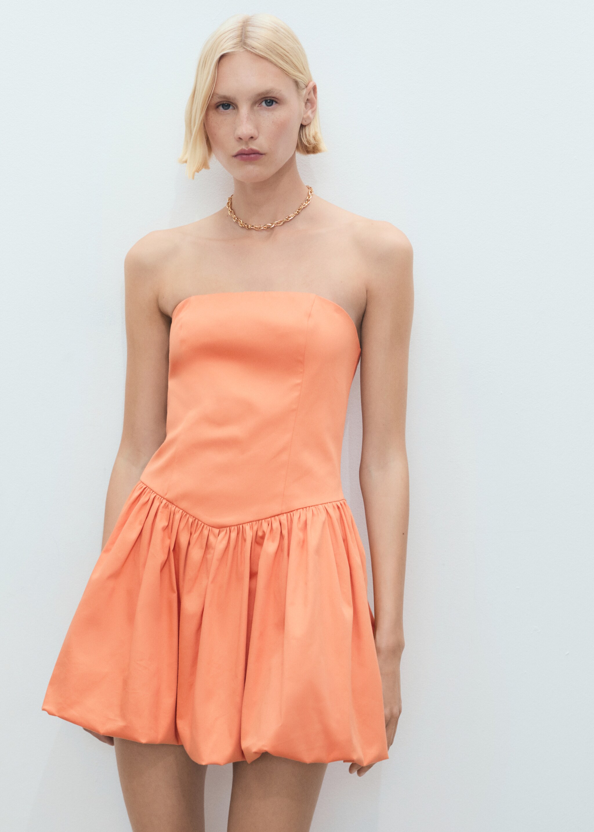 Strapless balloon dress - Medium plane
