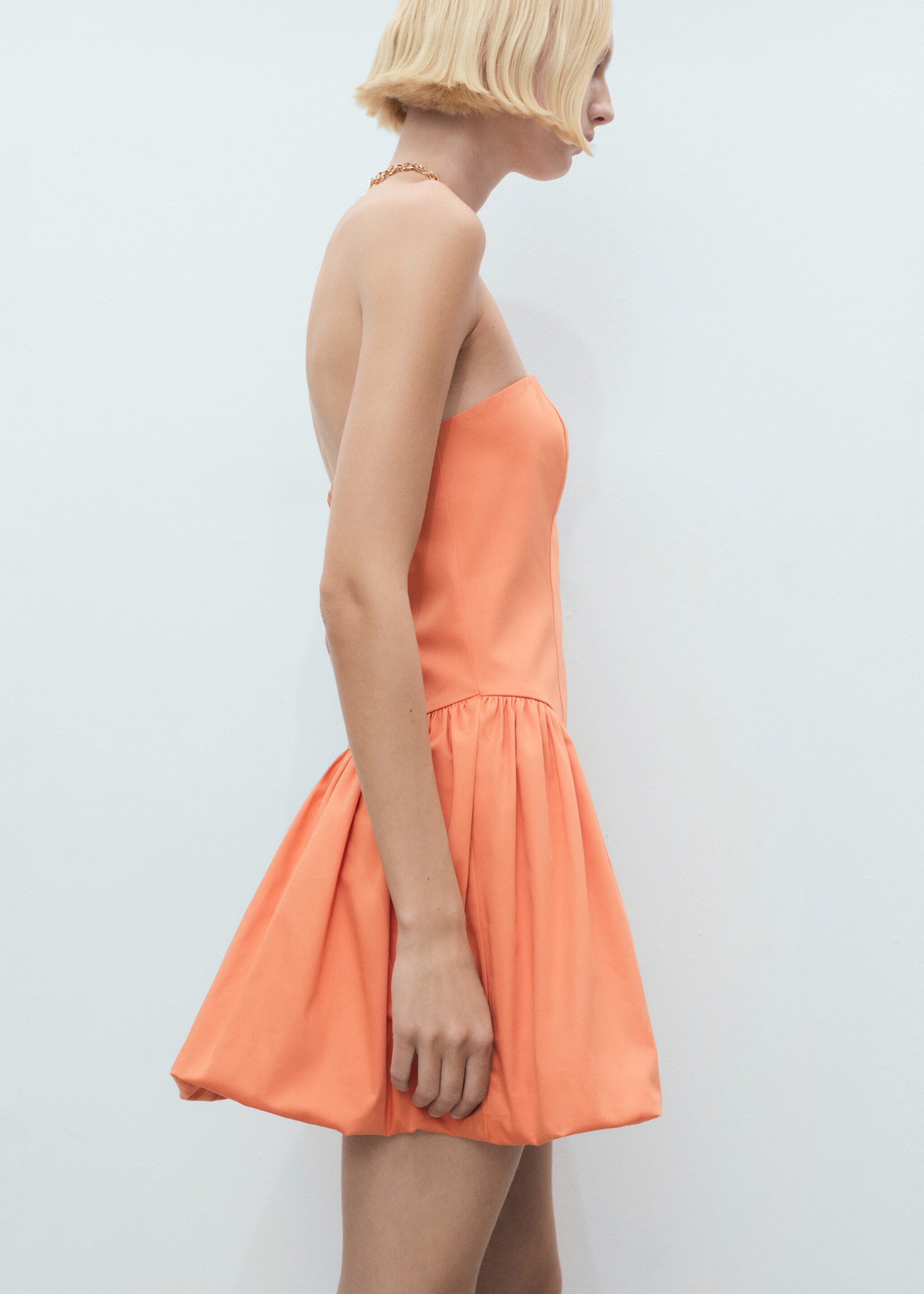 Strapless balloon dress - Details of the article 2