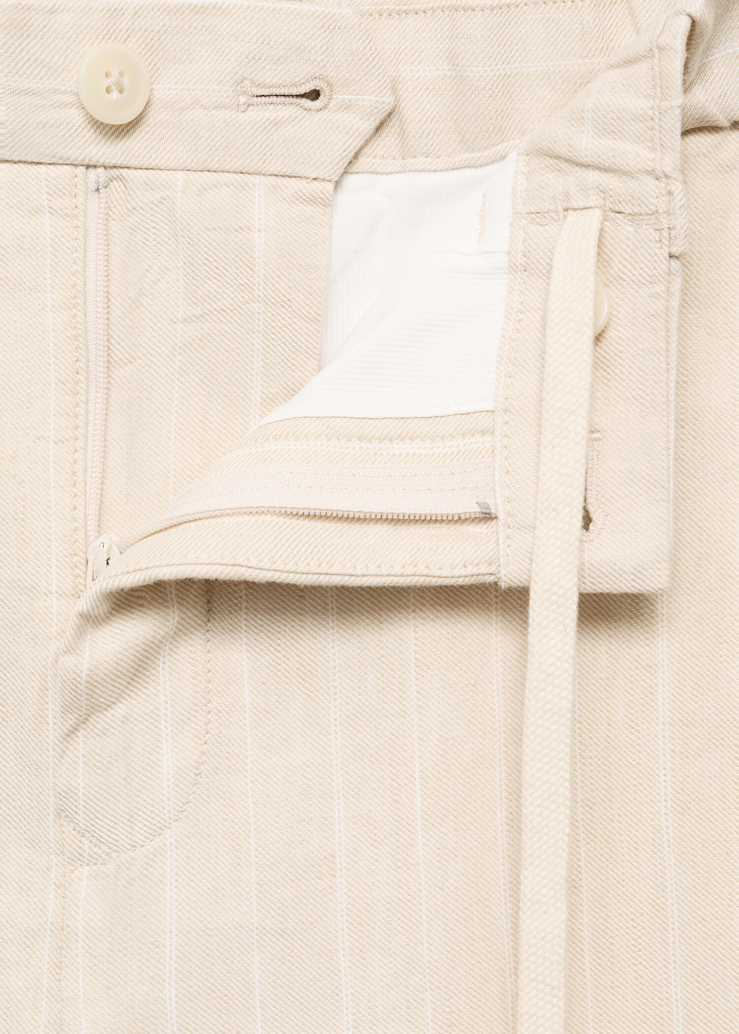 Pinstripe linen pants - Details of the article 8