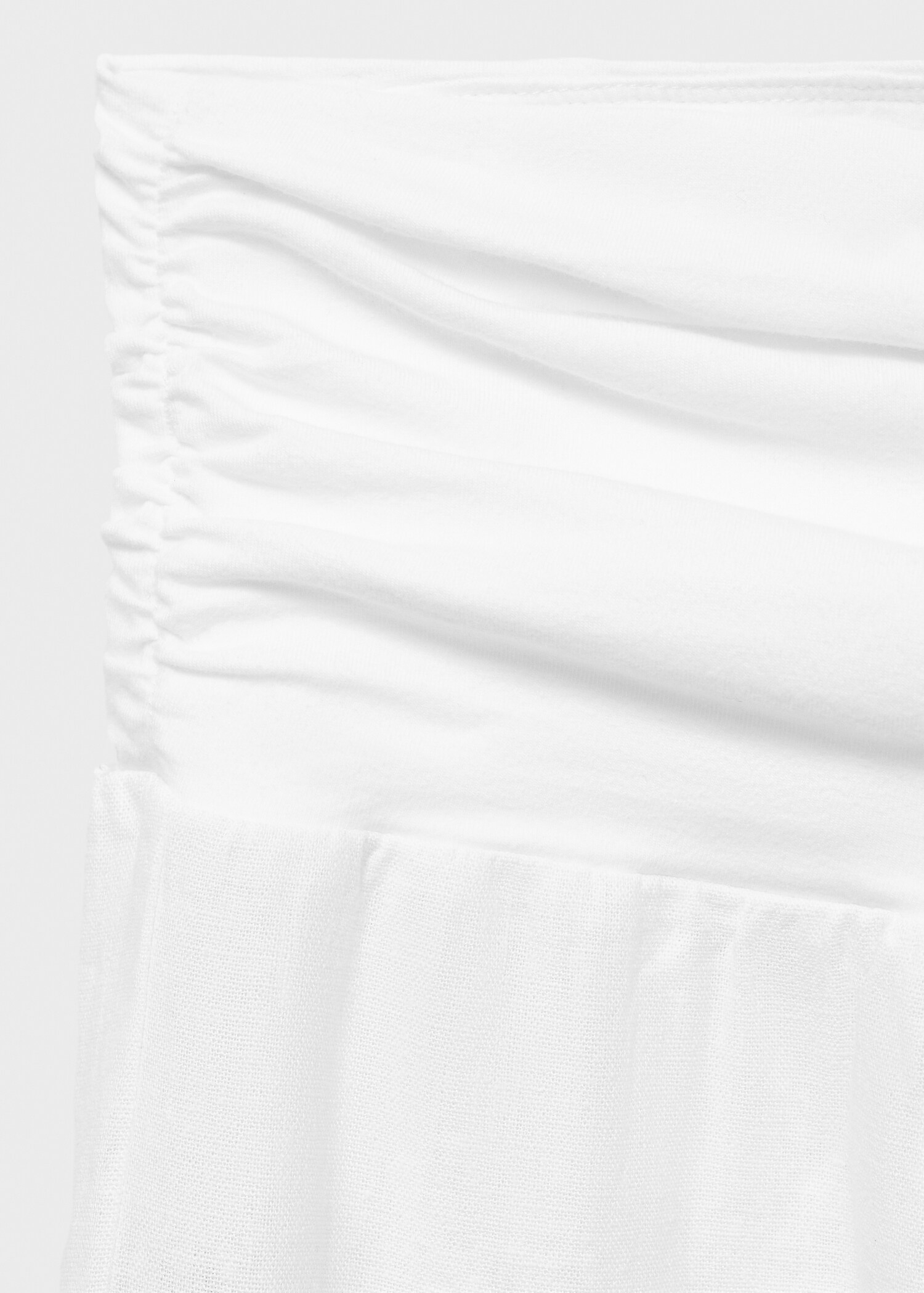 Linen pants with draped waist - Details of the article 0