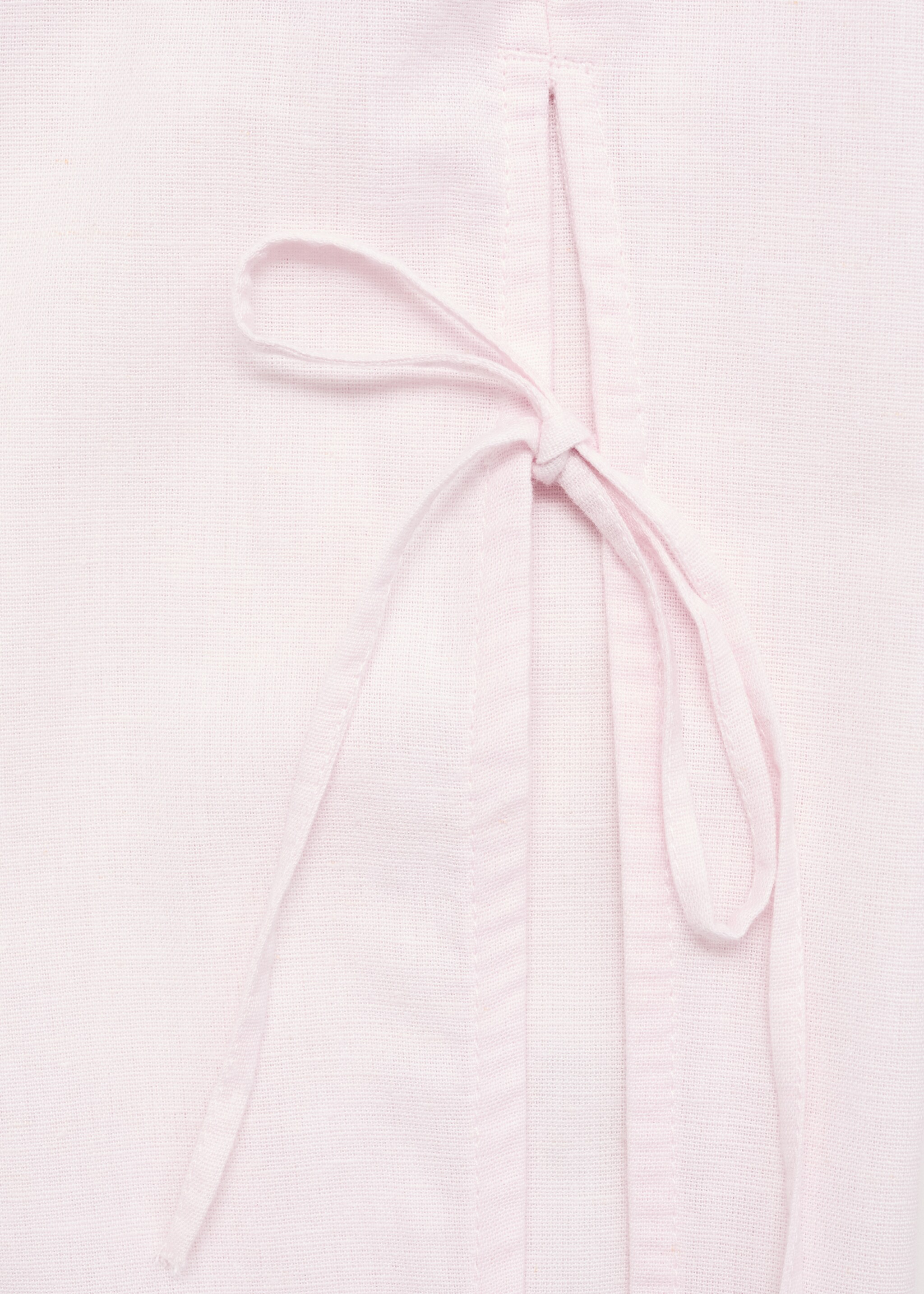 Straight pants with slits and bows - Details of the article 0