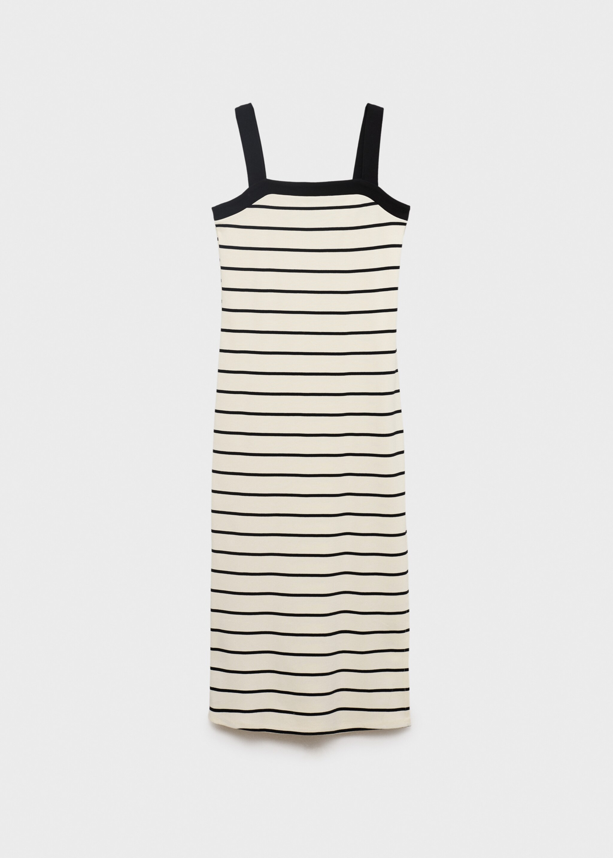 Striped midi dress - Article without model