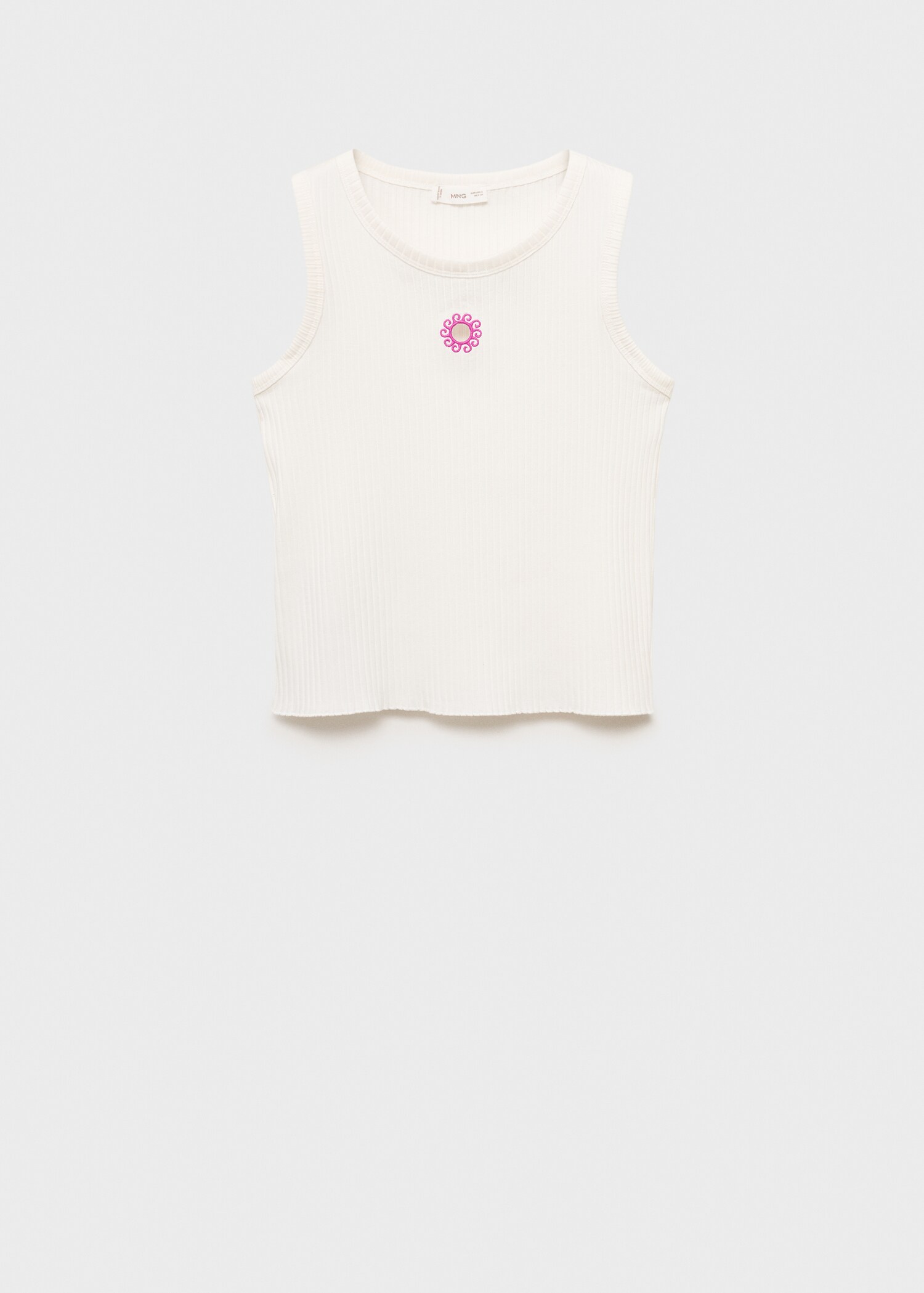 Sun embroidered top - Article without model