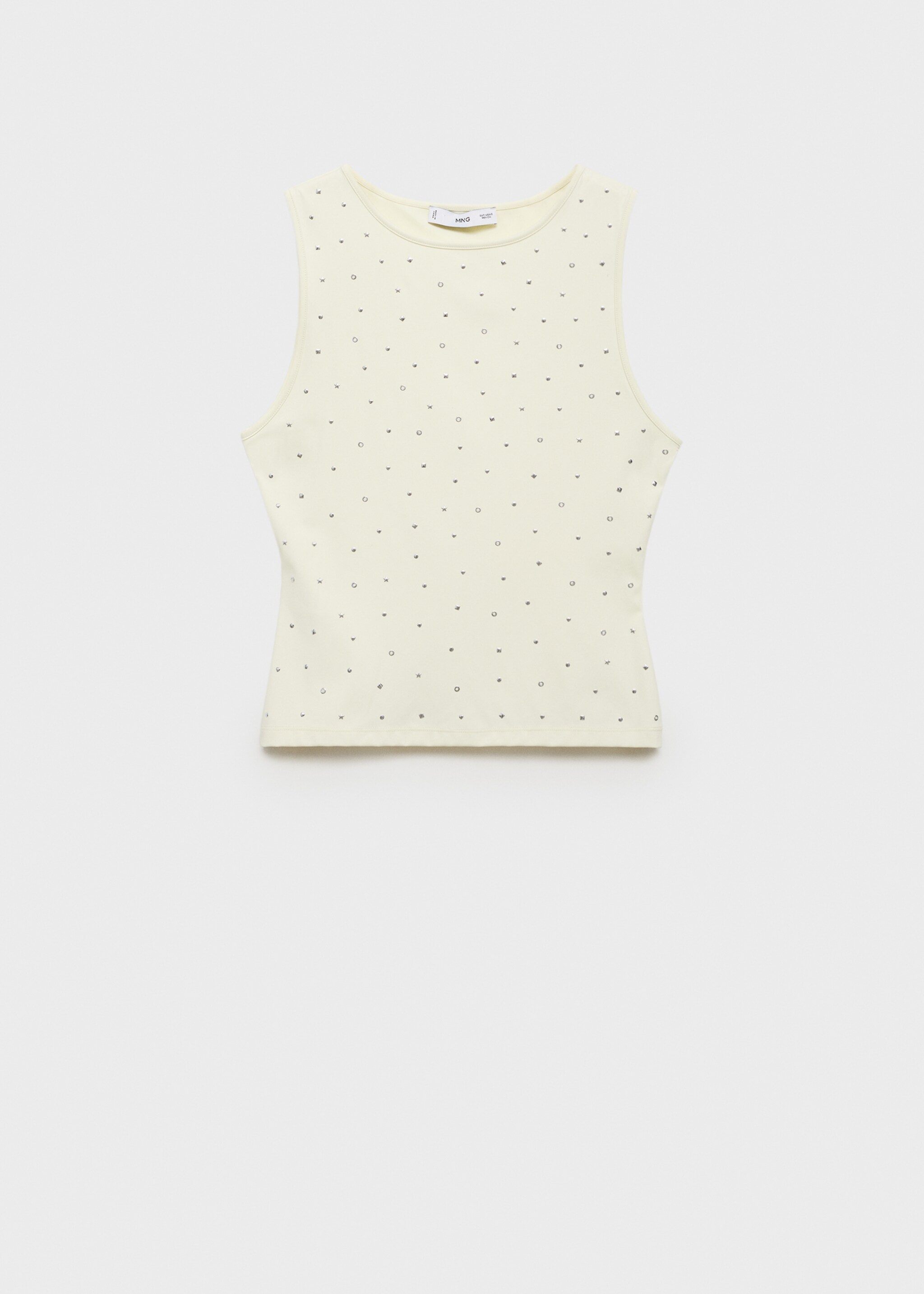 Top with metallic appliqués - Article without model