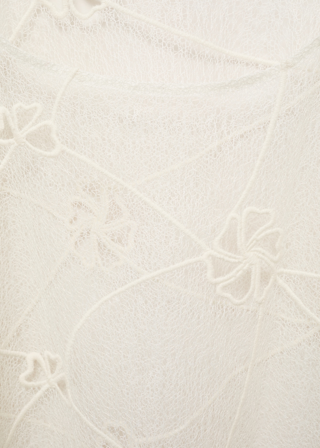 Mango Embroidered flower top