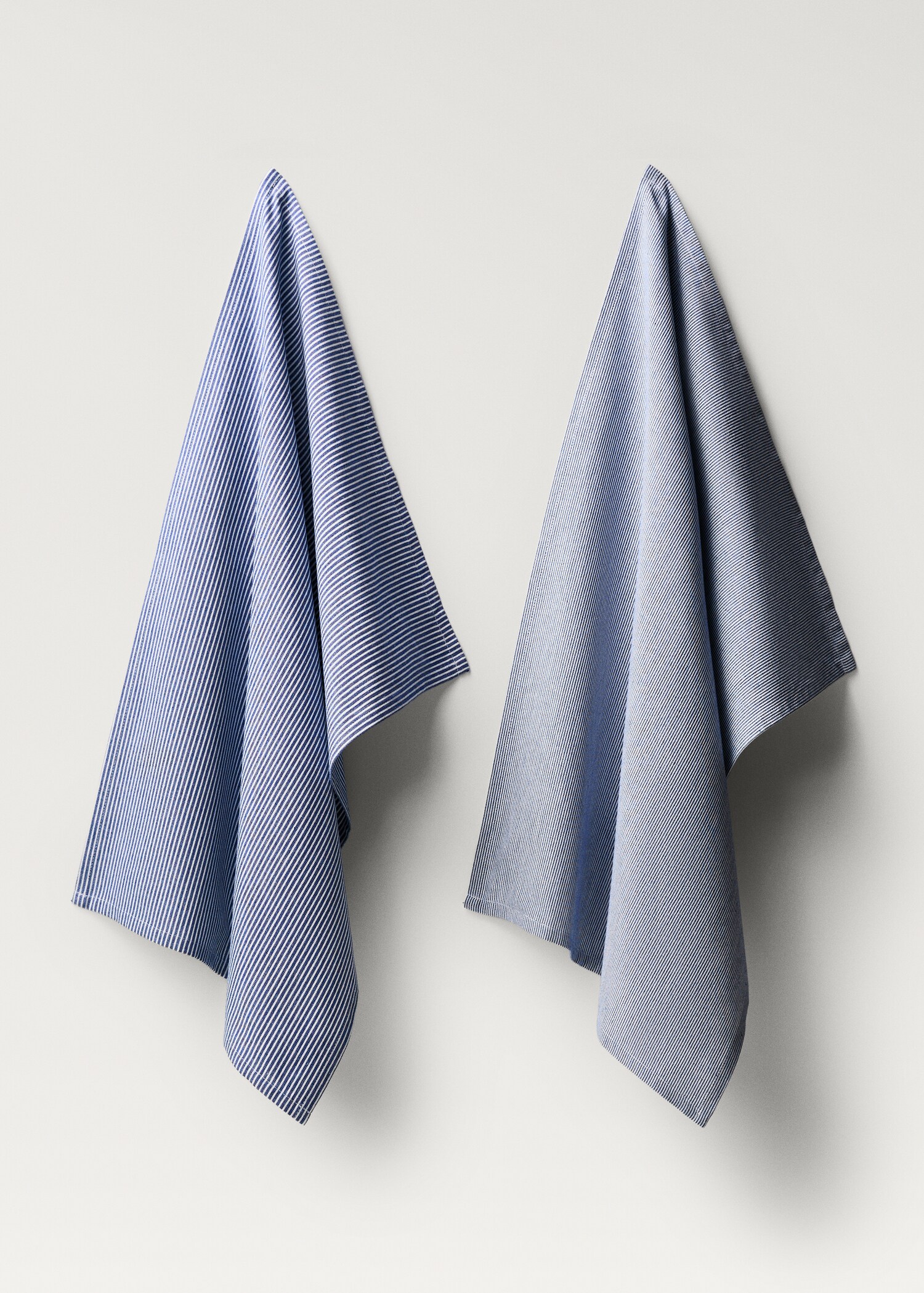 Striped cotton kitchen towel - Article without model