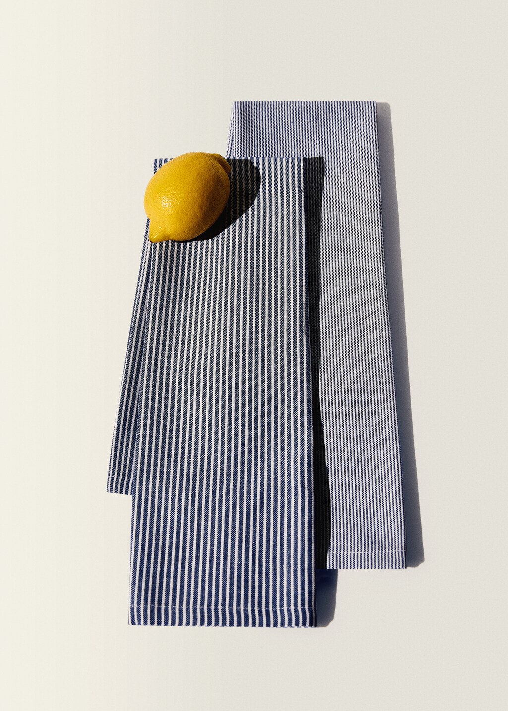 Cotton striped kitchen towels