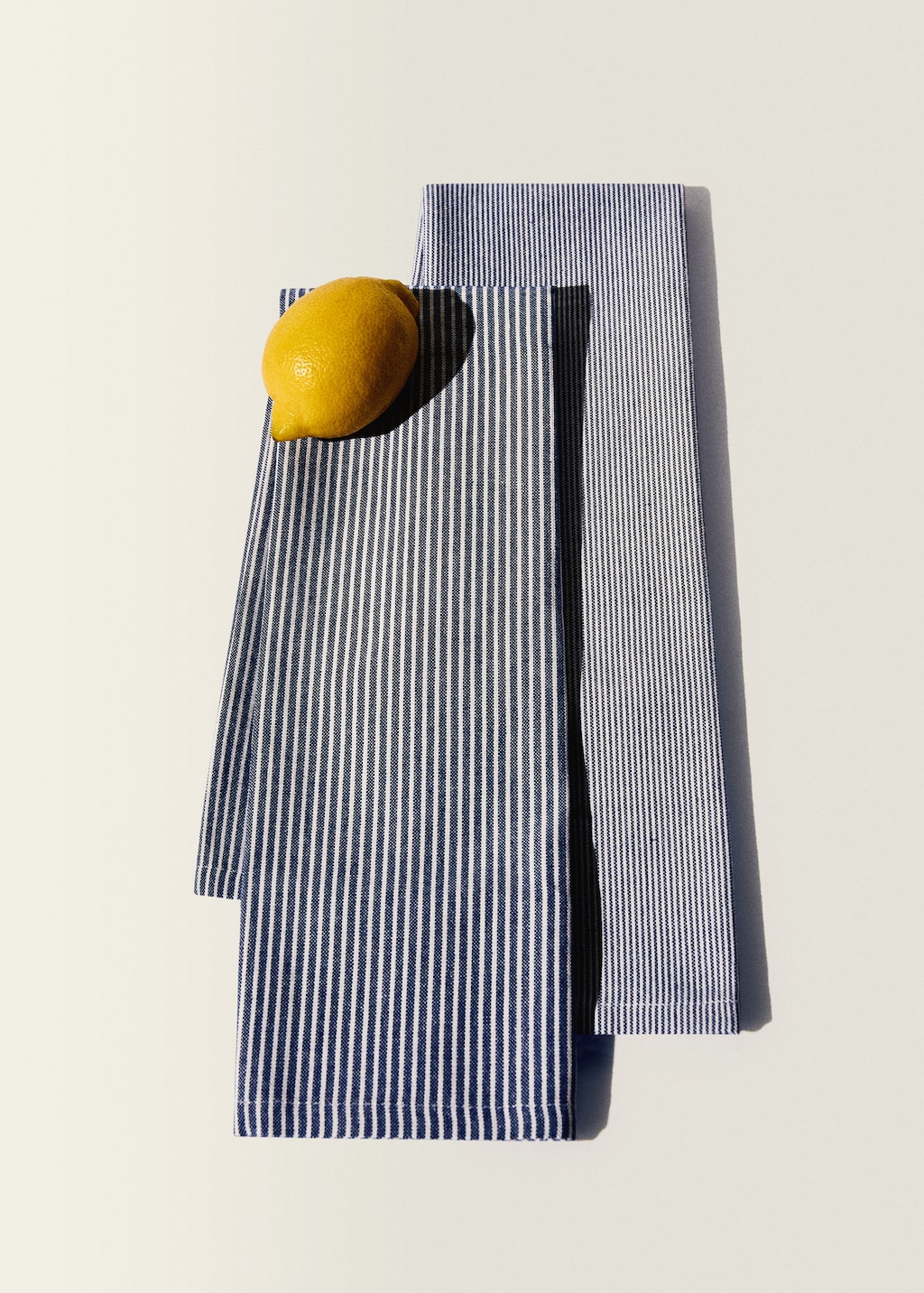 Cotton striped kitchen towels