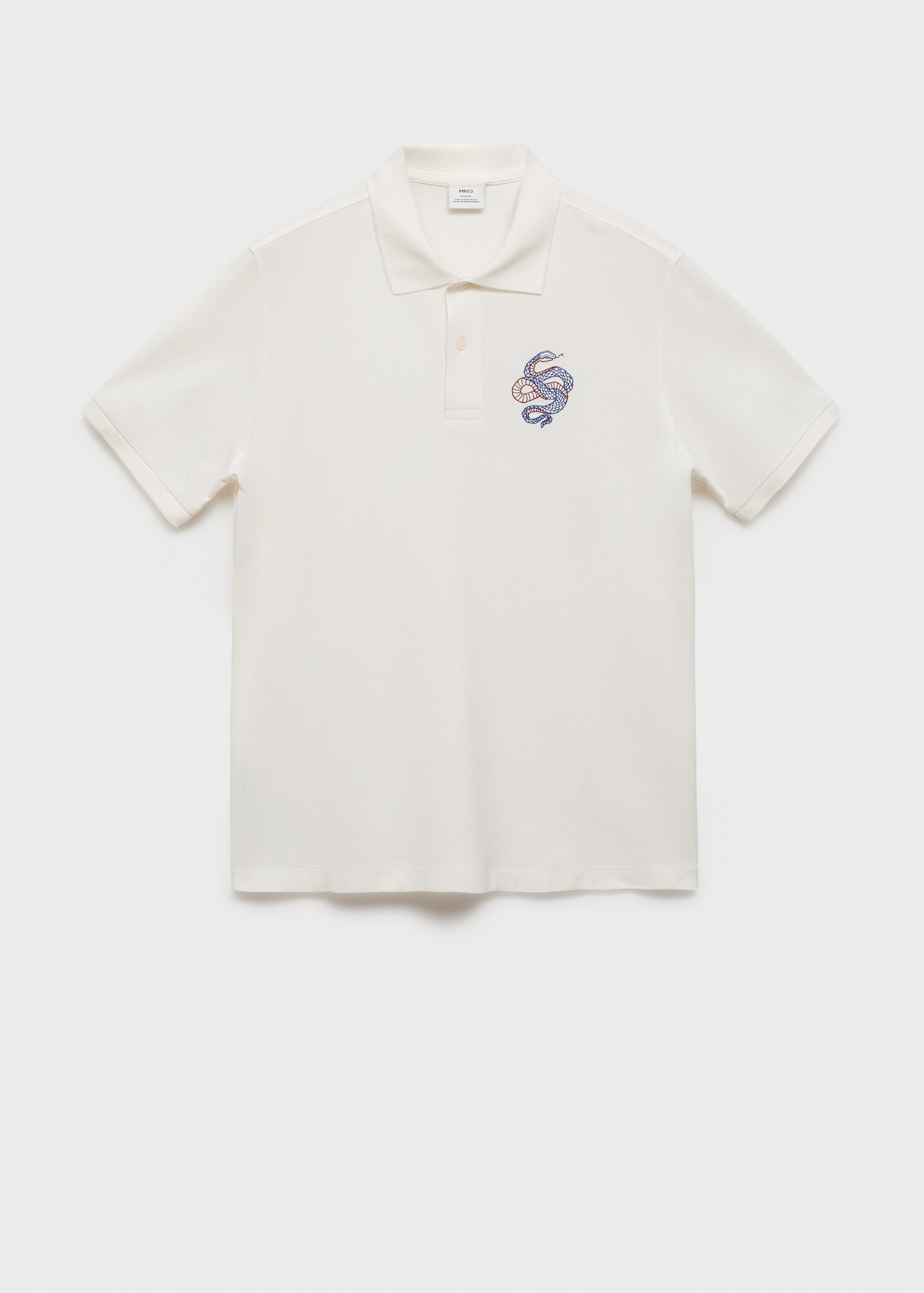 Polo 100% algodón bordado gráfico pecho - Artículo sin modelo