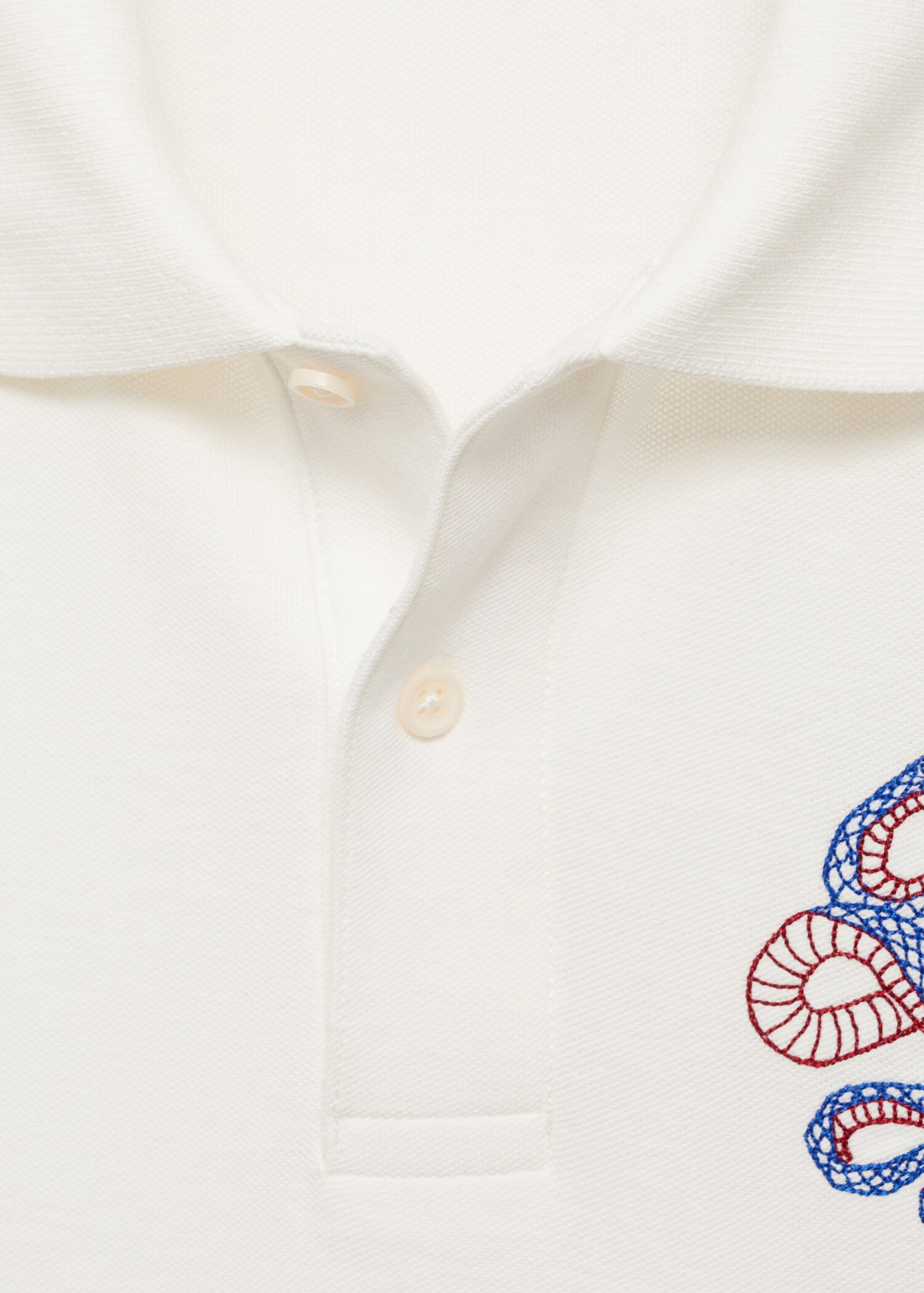 Polo 100% algodón bordado gráfico pecho - Detalle del artículo 0