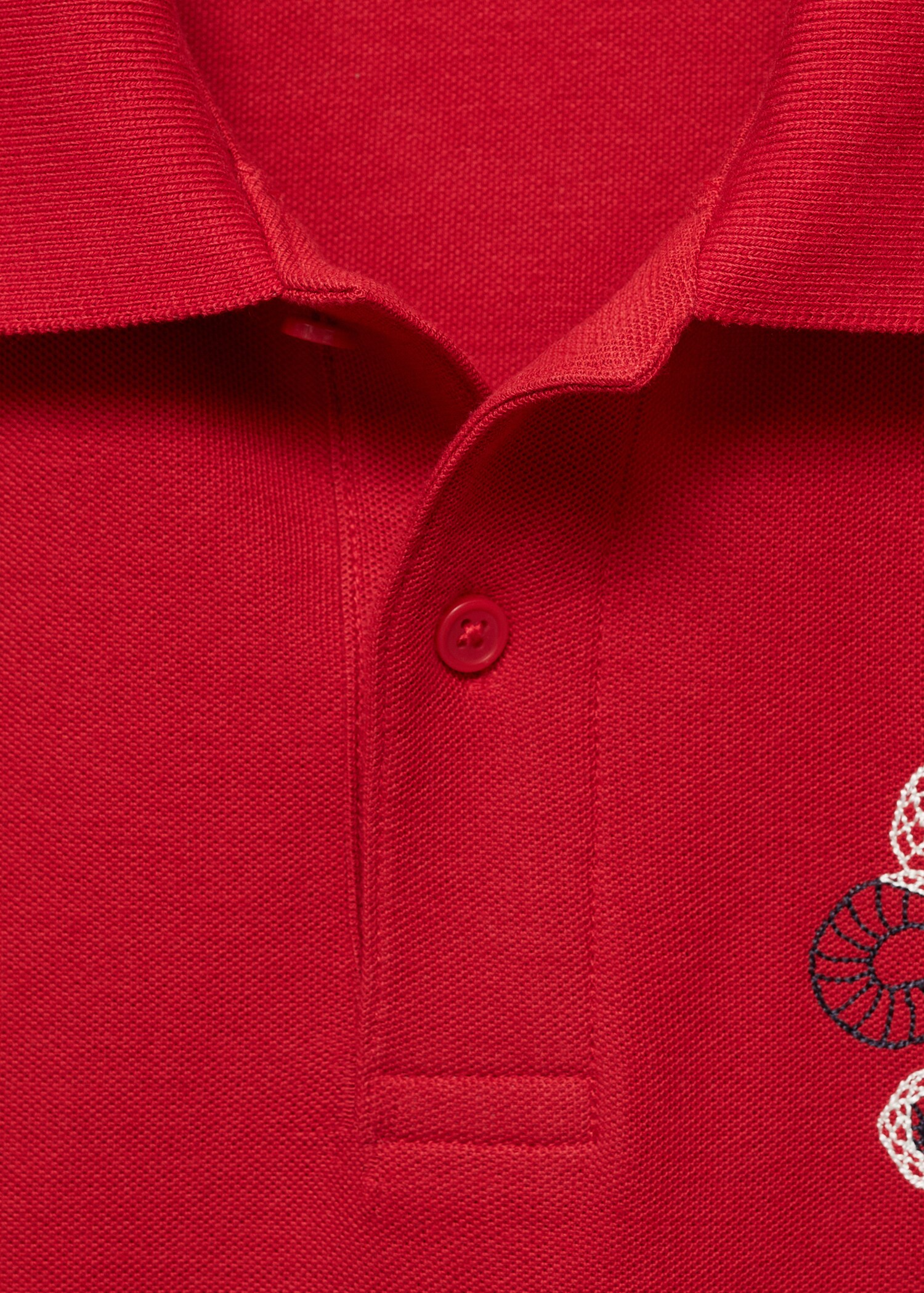 Polo 100% algodón bordado gráfico pecho - Detalle del artículo 8