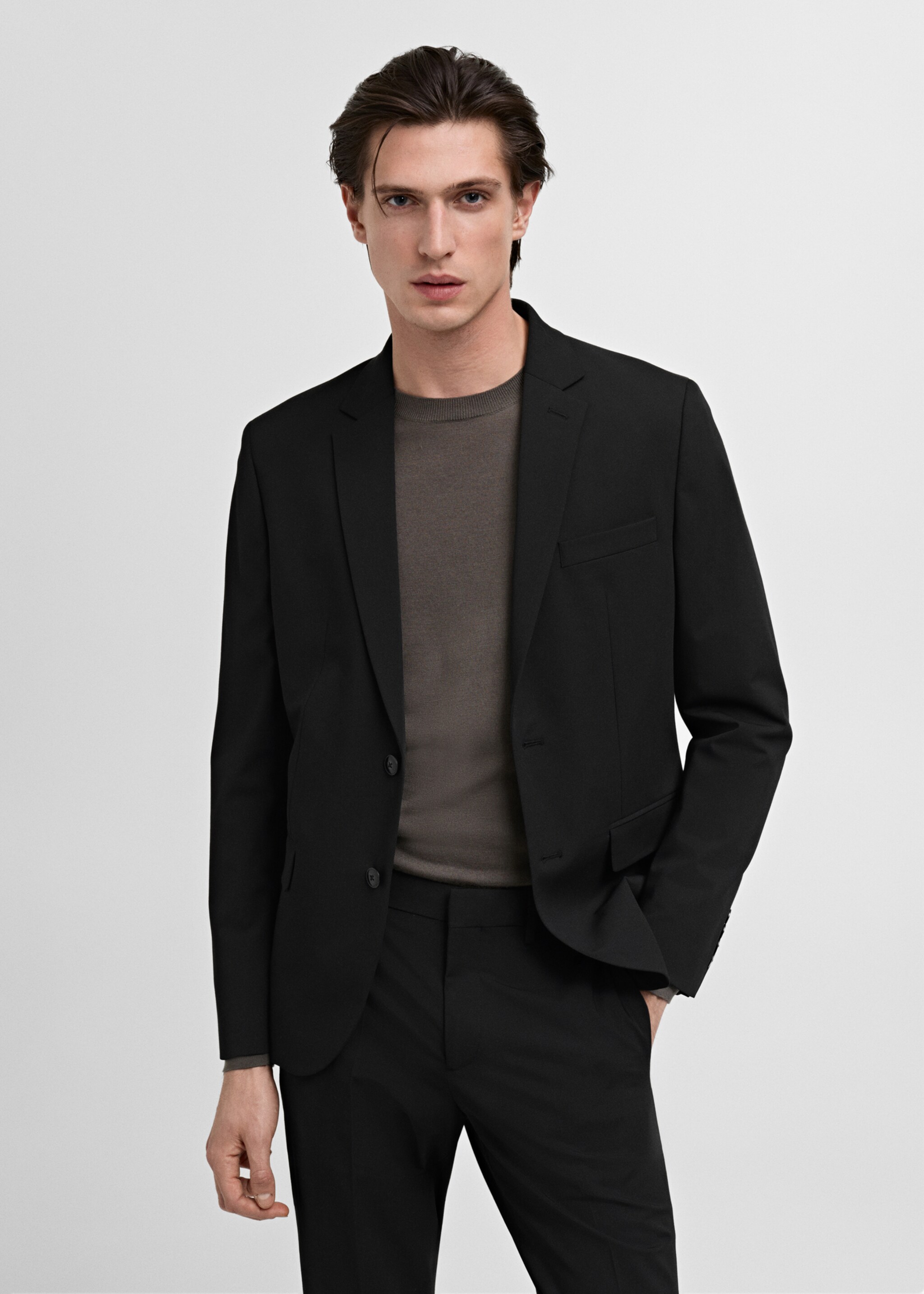 Костюмный пиджак París super slim fit - Средний план