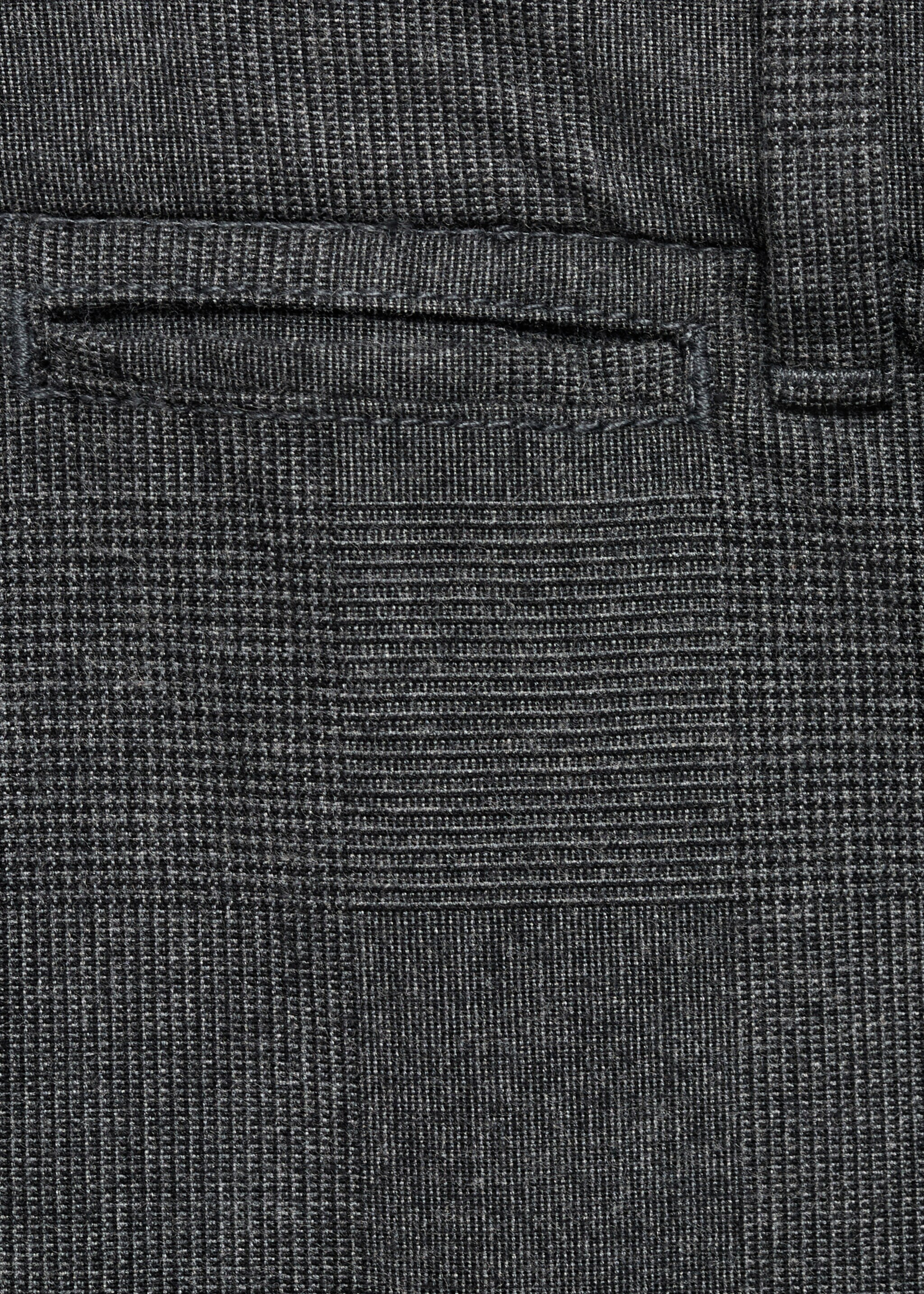 Prince of wales check flannel trousers - Details of the article 0