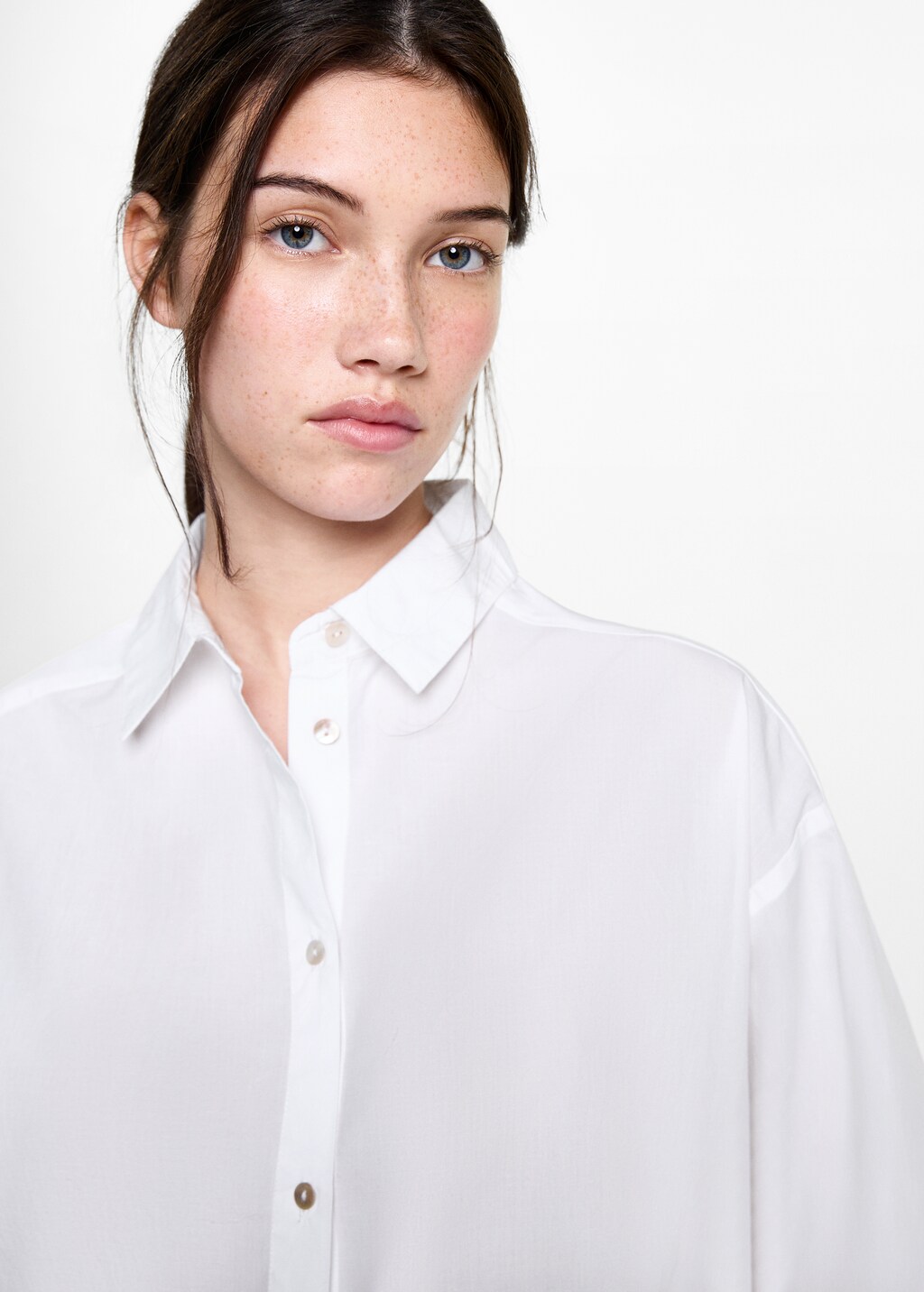 Oversize cotton shirt - Teen | MANGO USA Oversize cotton shirt - Teen | MANGO USA