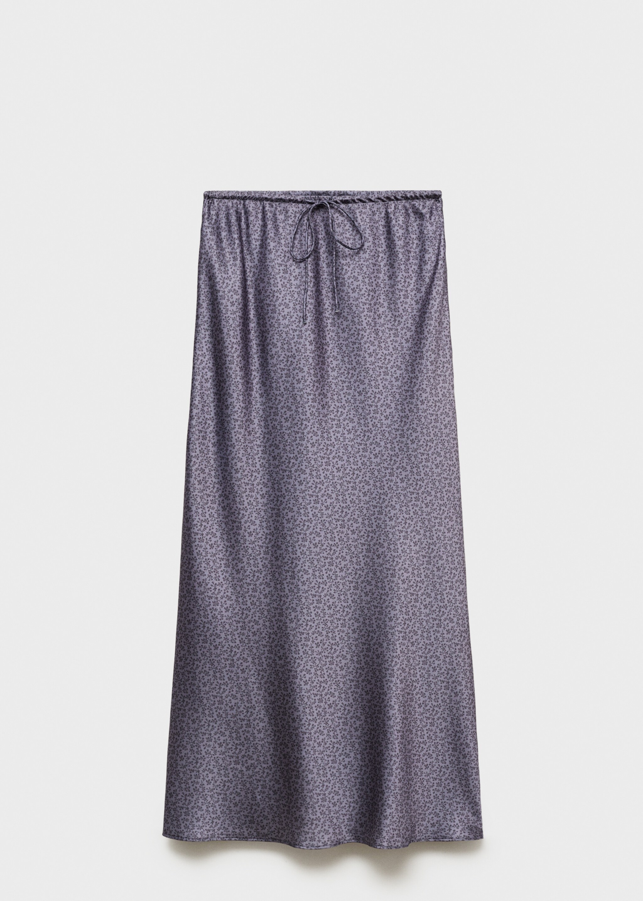 Printed satin skirt - Article without model