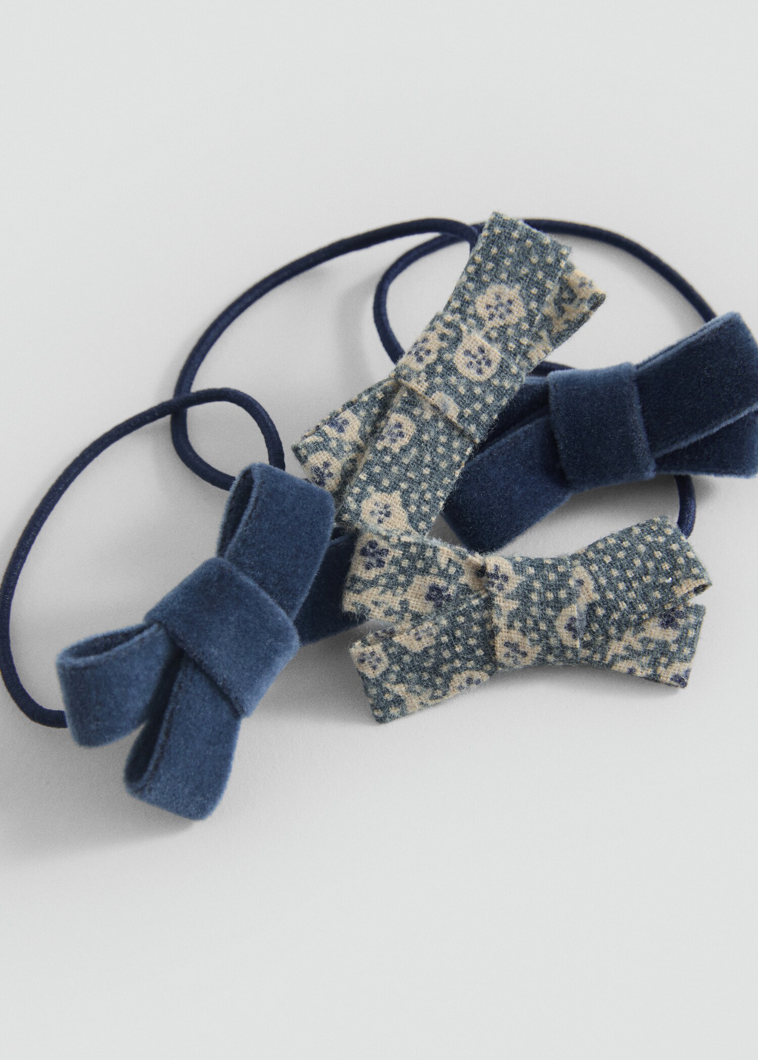 Pack of 4 scrunchies - Medium plane