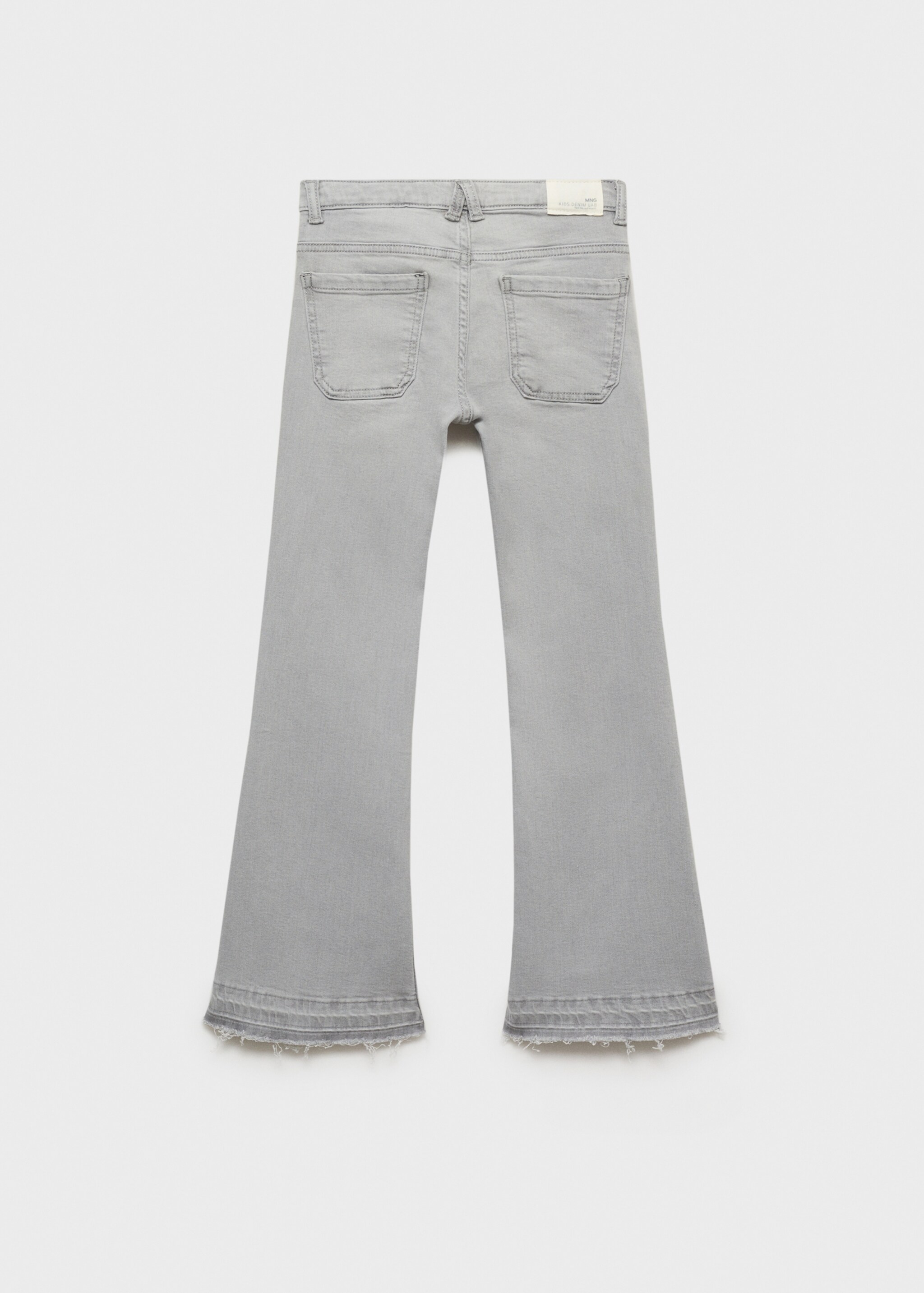 Frayed low-rise skinny jeans - Reverse of the article