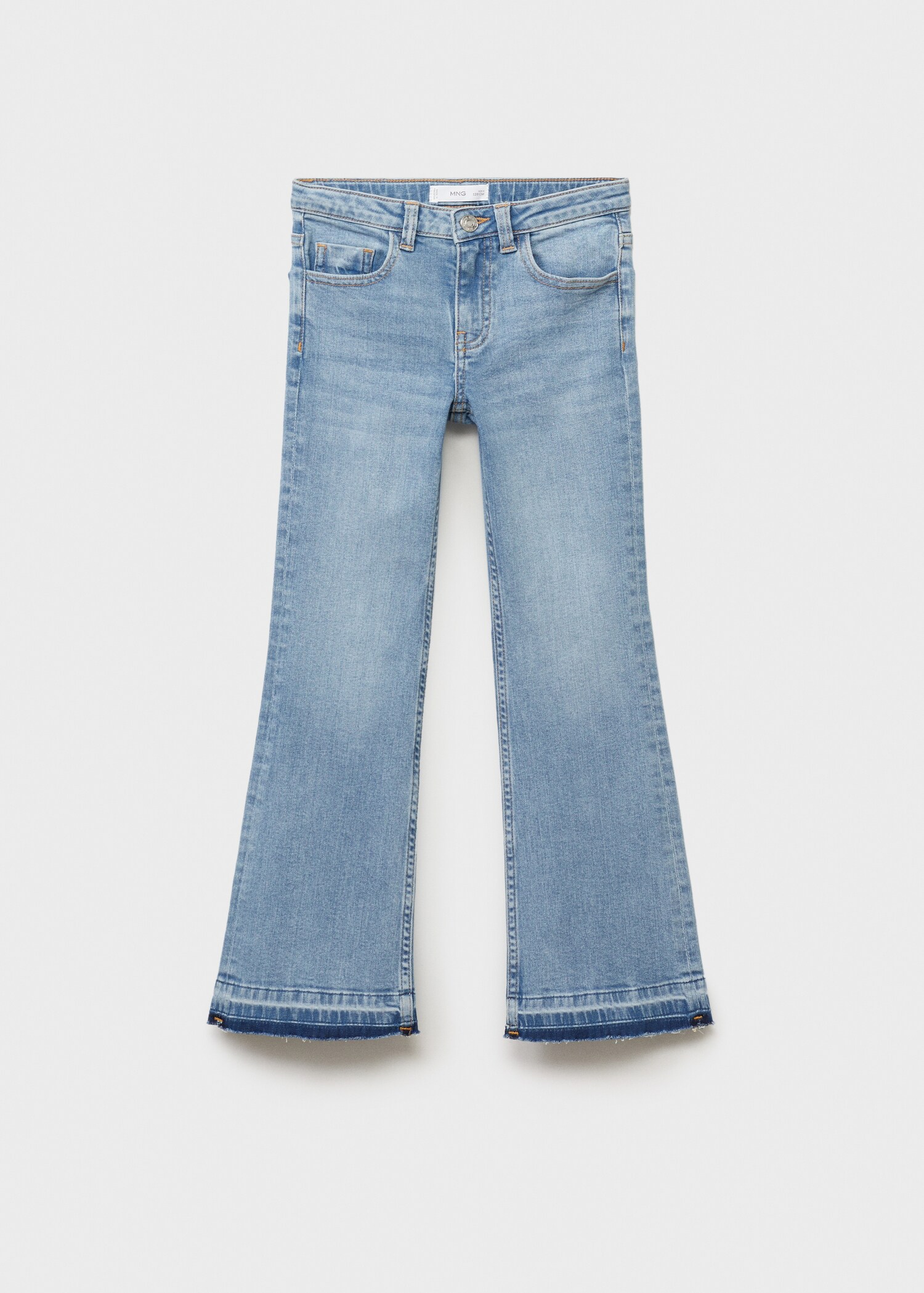 Frayed low-rise skinny jeans - Article without model