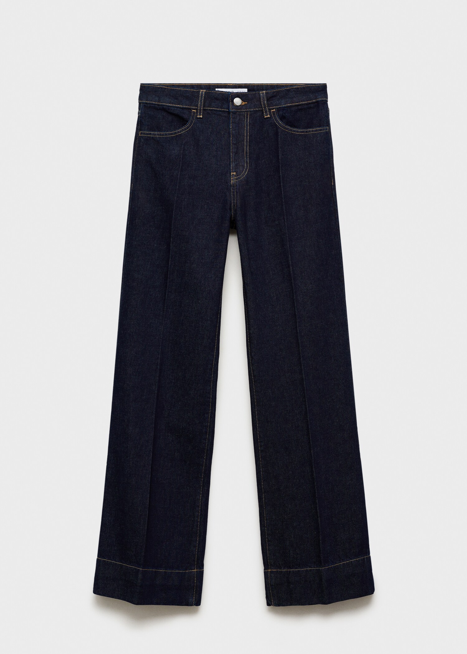 Jeans wideleg tiro medio - Artículo sin modelo