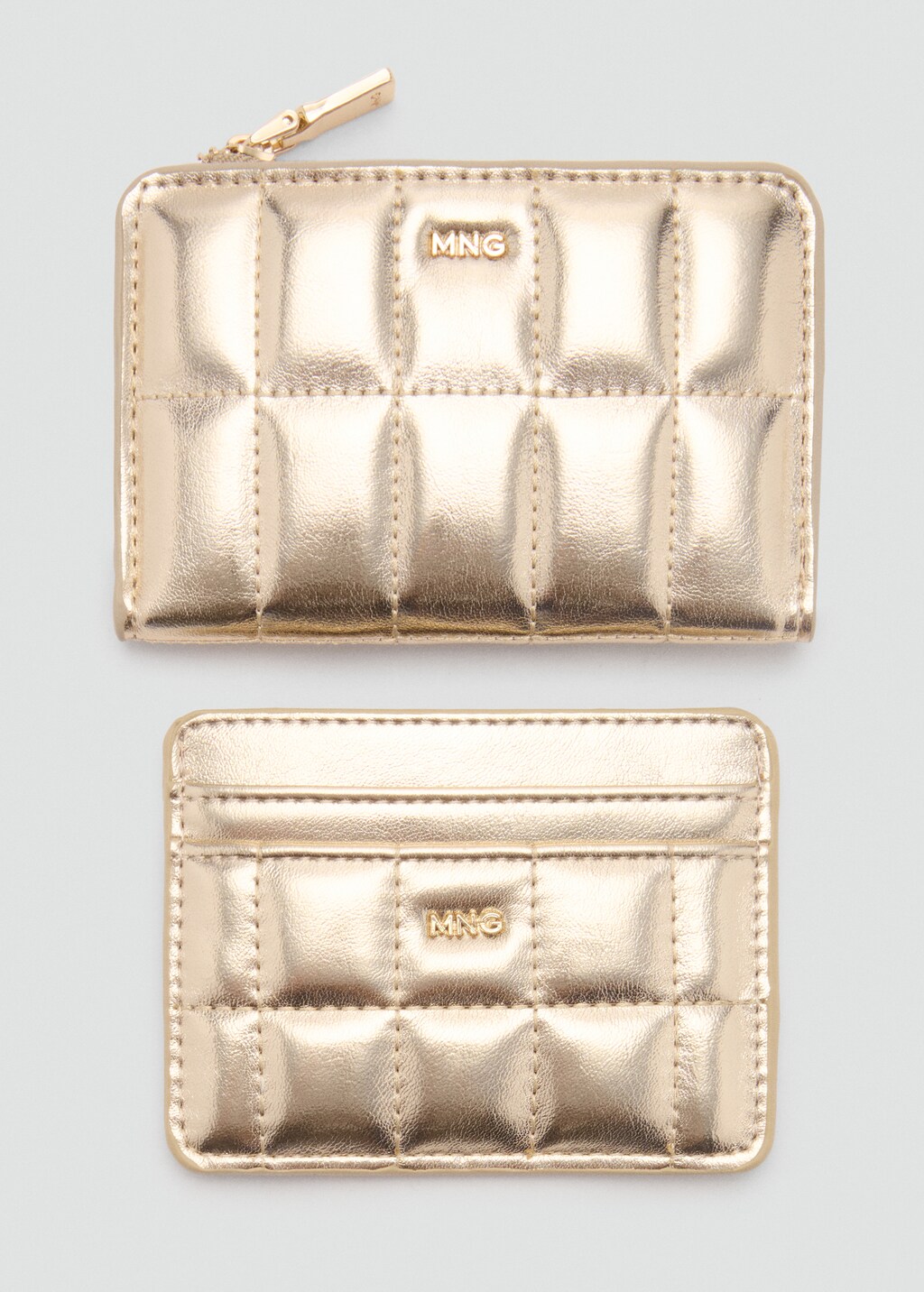 Porte cartes matelasse similicuir Femme MANGO Canada