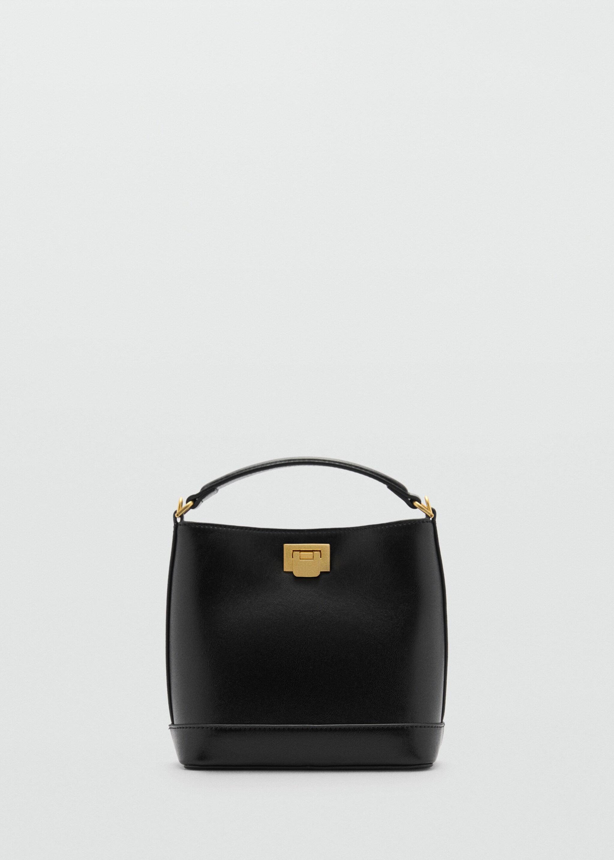 Mini shopper bag with metallic detail - Article without model