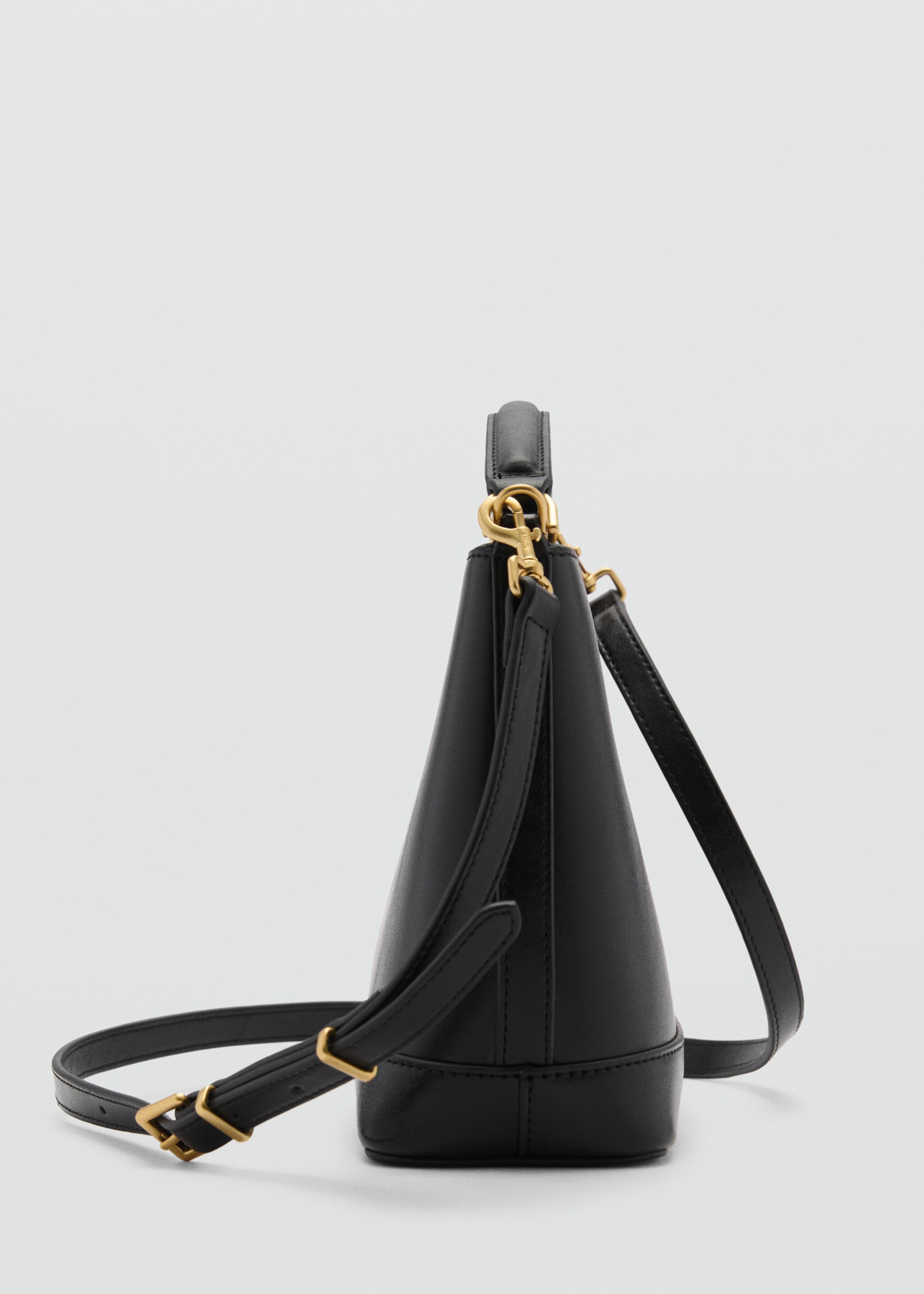 Mini shopper bag with metallic detail - Details of the article 1