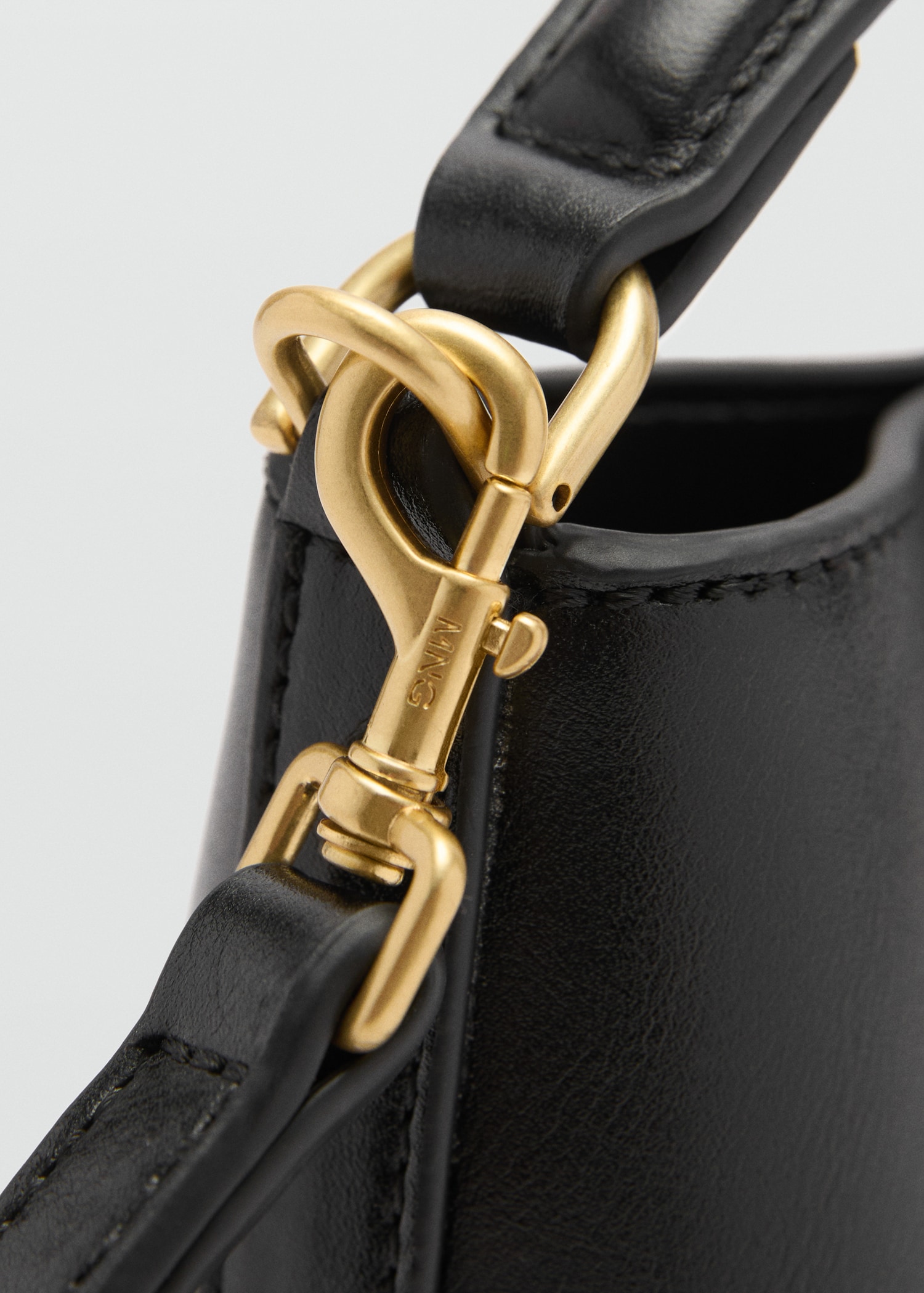 Mini-Shopper-Bag mit Metallic-Detail Damen MANGO Deutschland