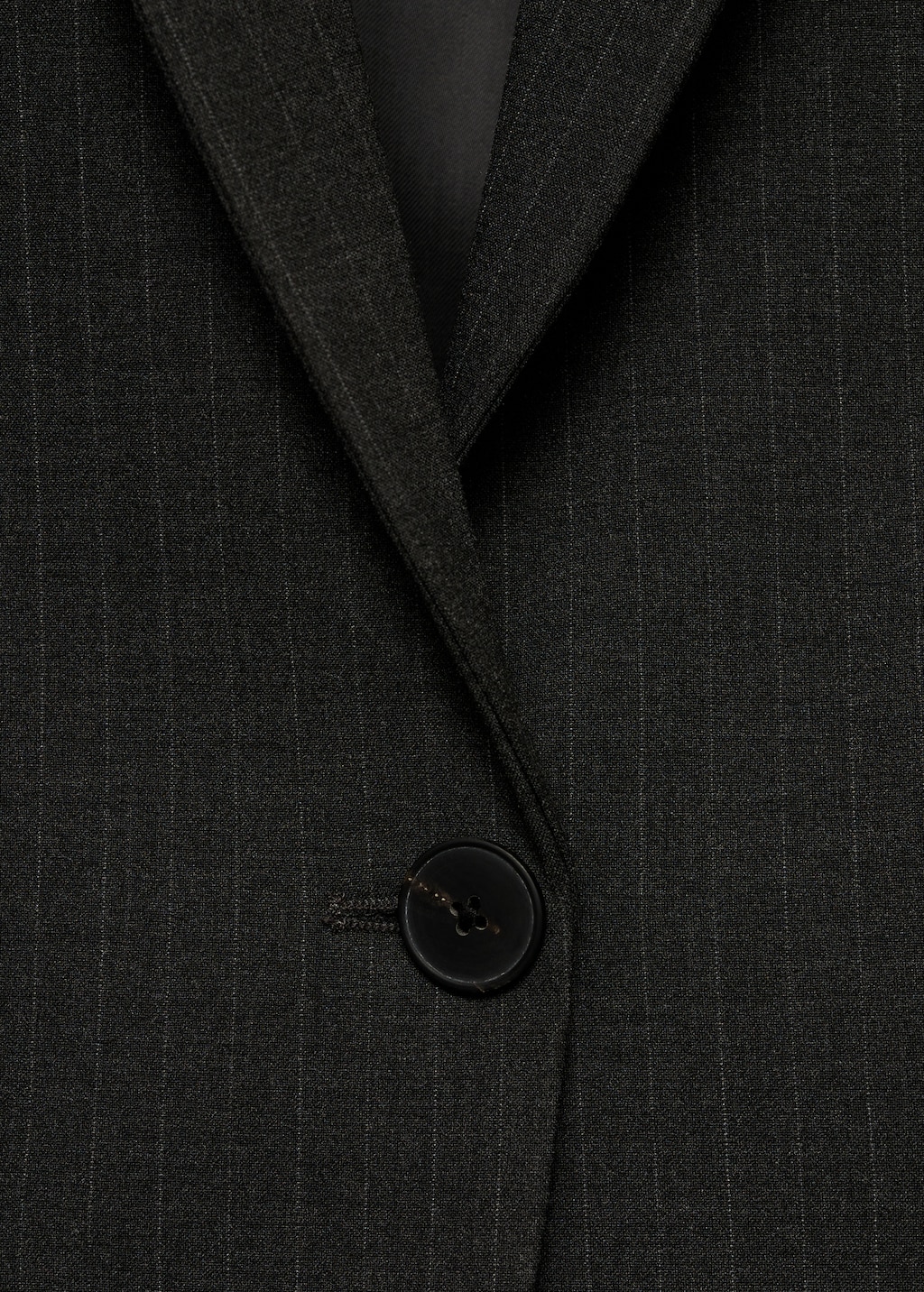 Pinstripe suit blazer