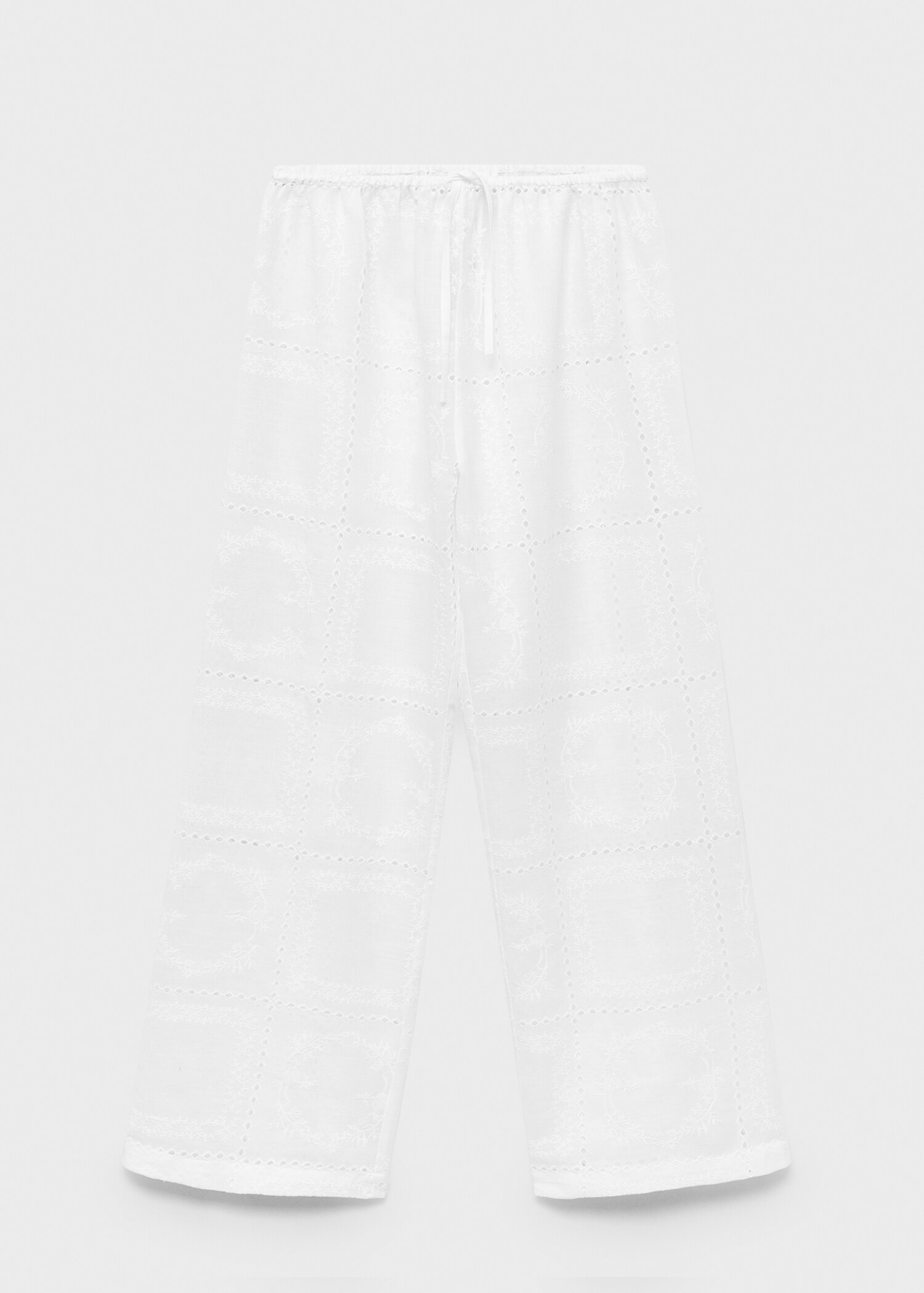 Pantalón 100% ramio bordado - Artículo sin modelo