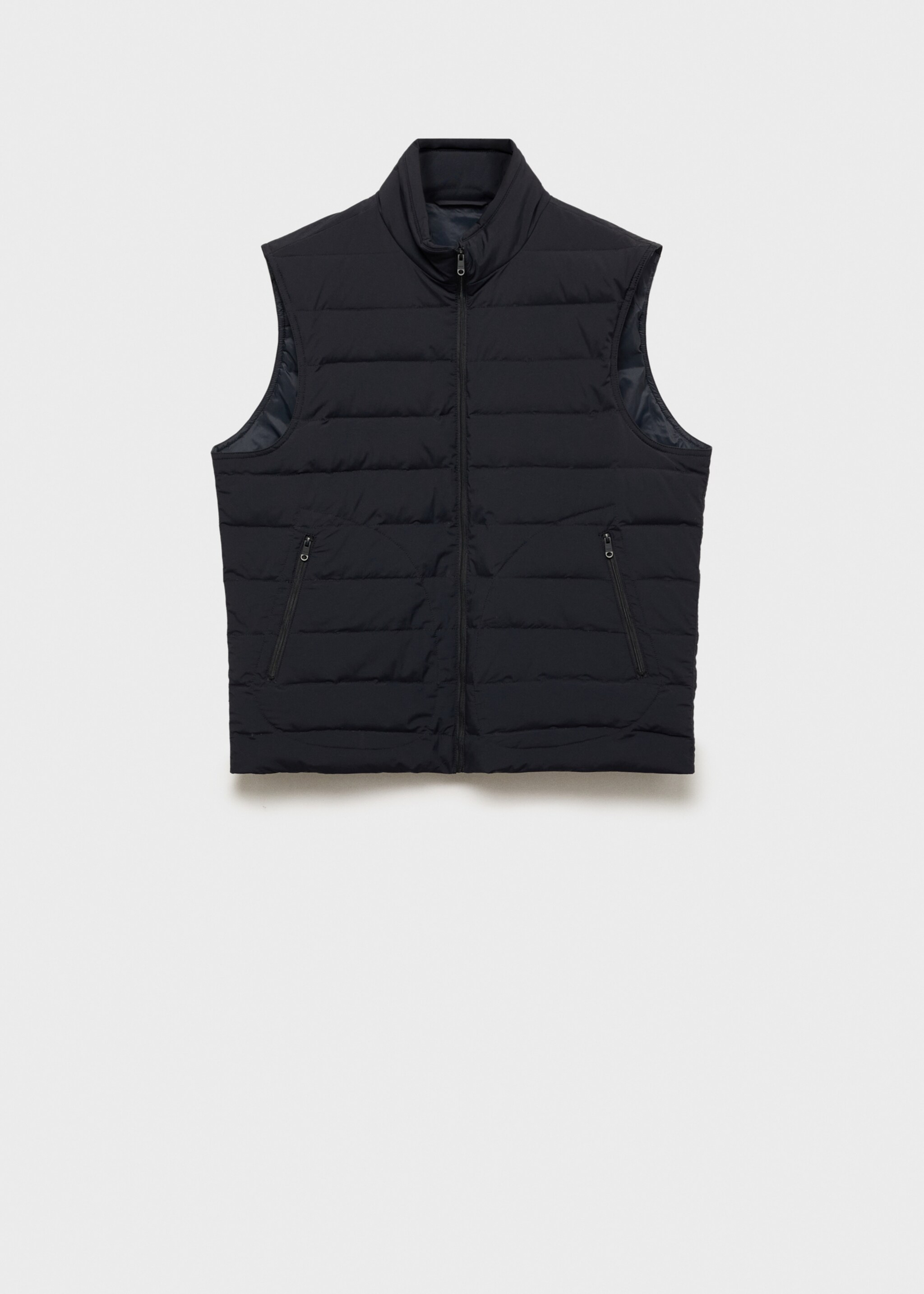 Quilted vest with down and feather filling - Article without model