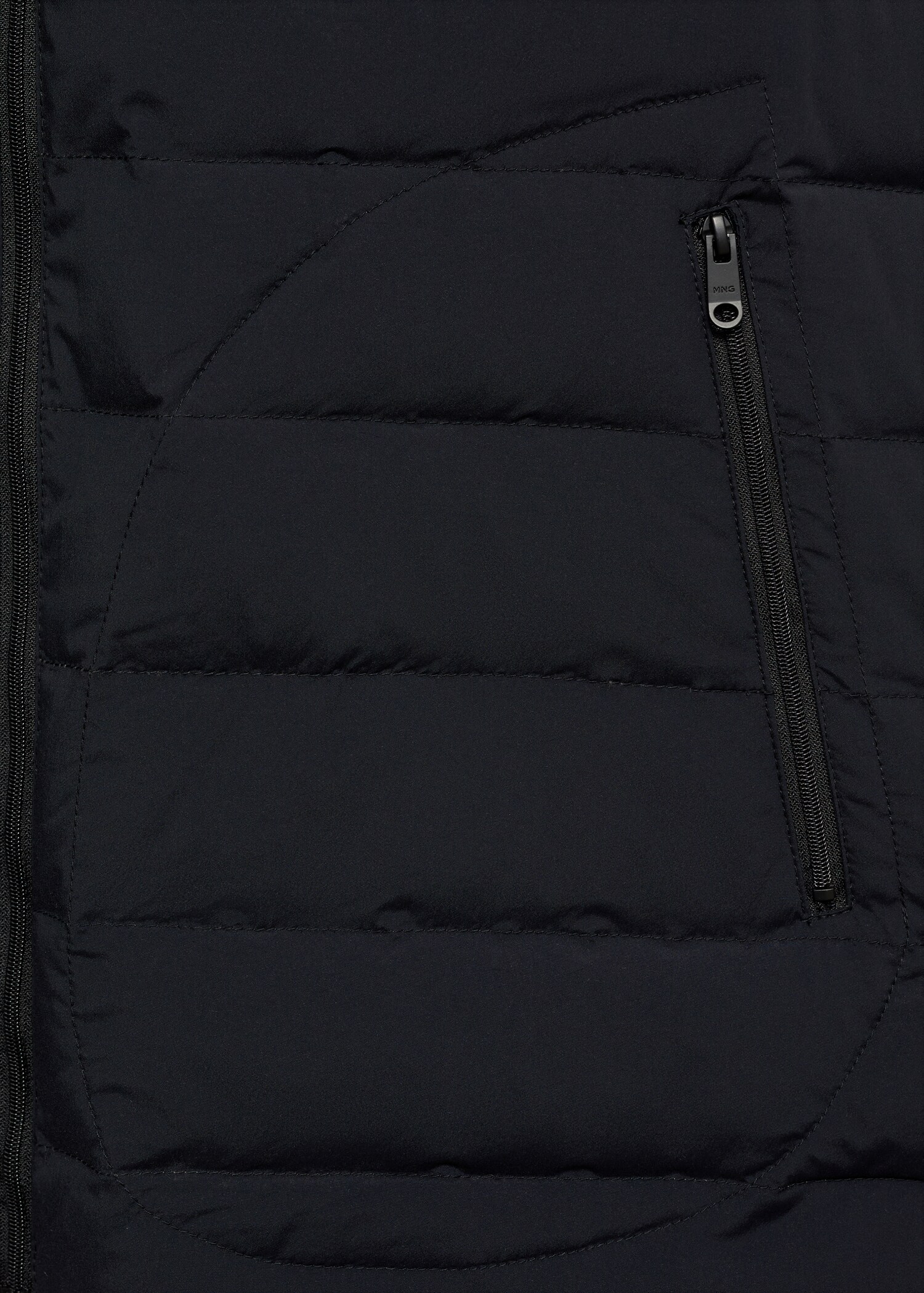 Quiltad väst dun- och fjäderfyllning - Detaljer om artikeln 0