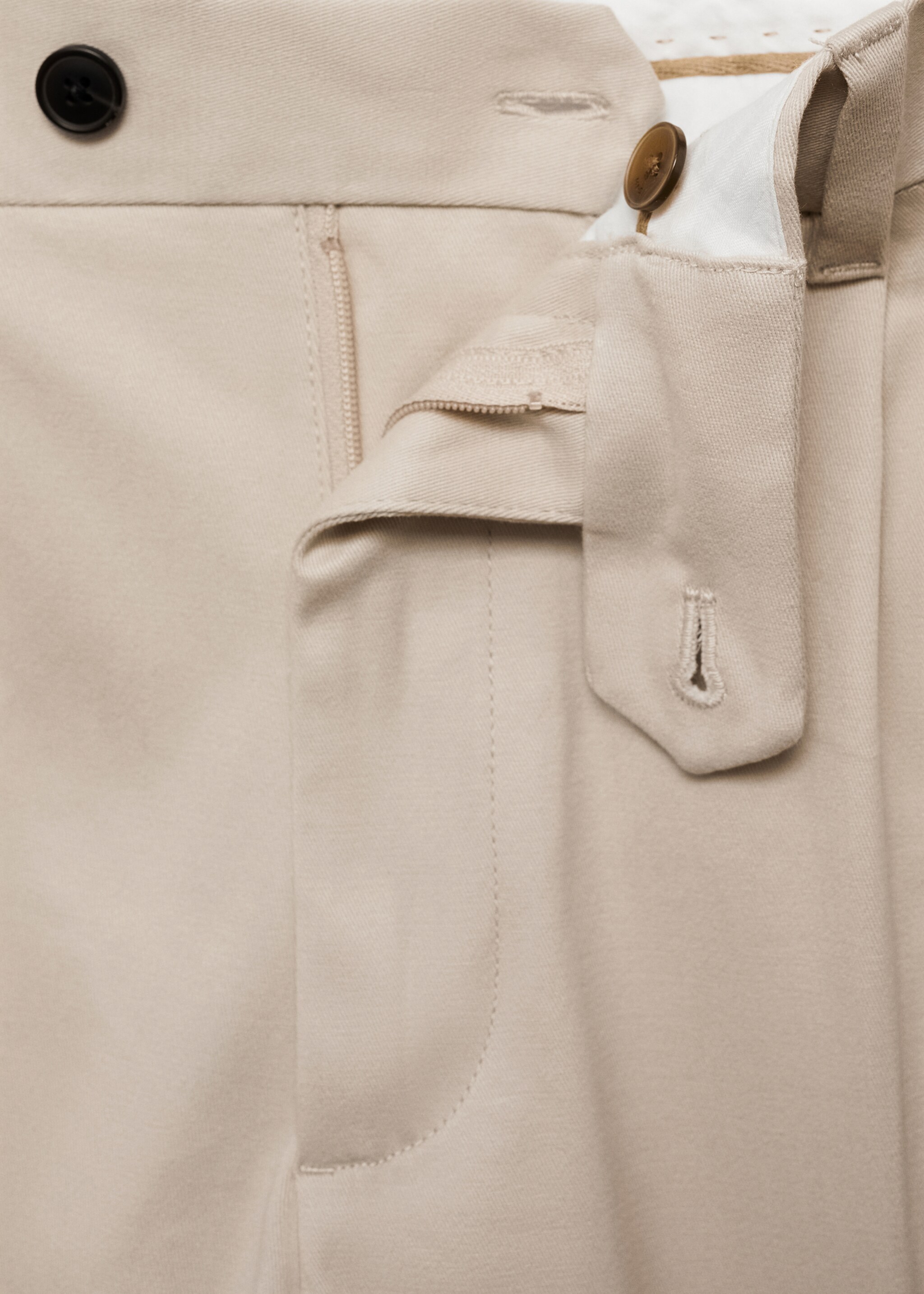 Pantalón pinzas bajo vuelta - Detalle del artículo 0