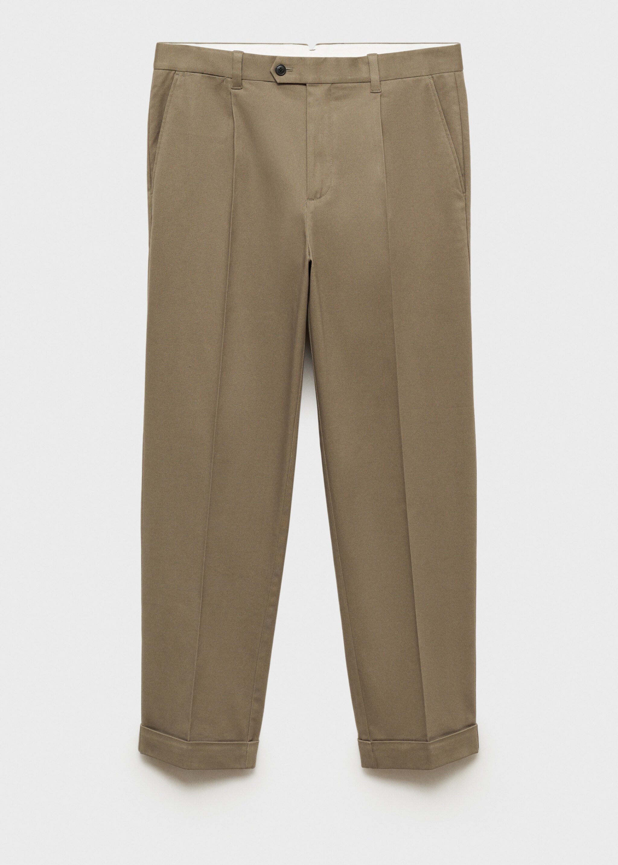Pleated trousers under cuff - Article without model