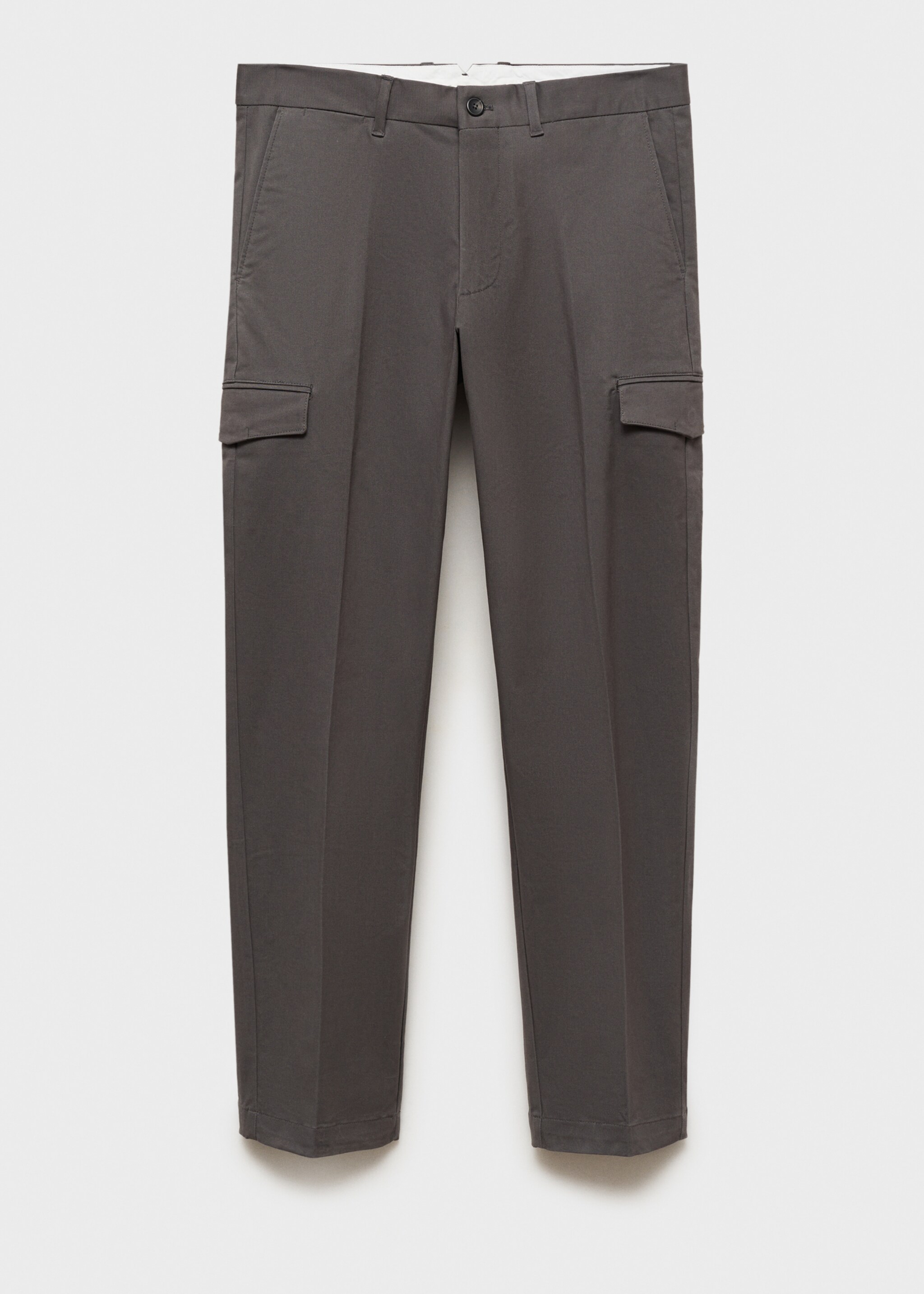 Regular fit cotton cargo pants - Article without model